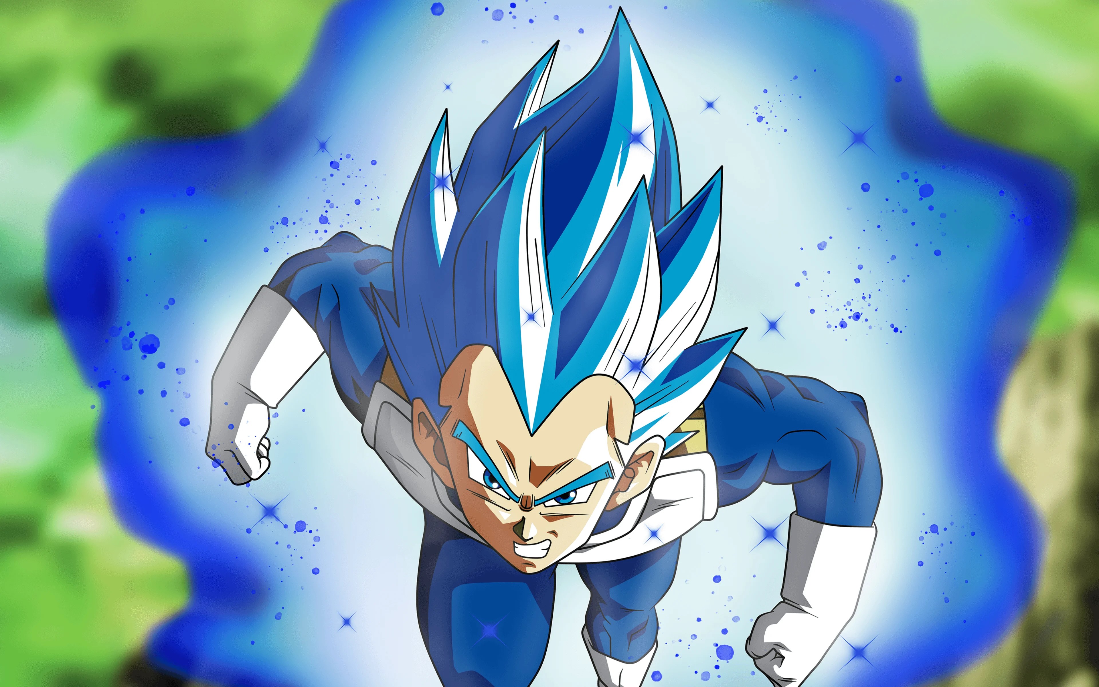 Royal Blue Vegeta Wallpaper