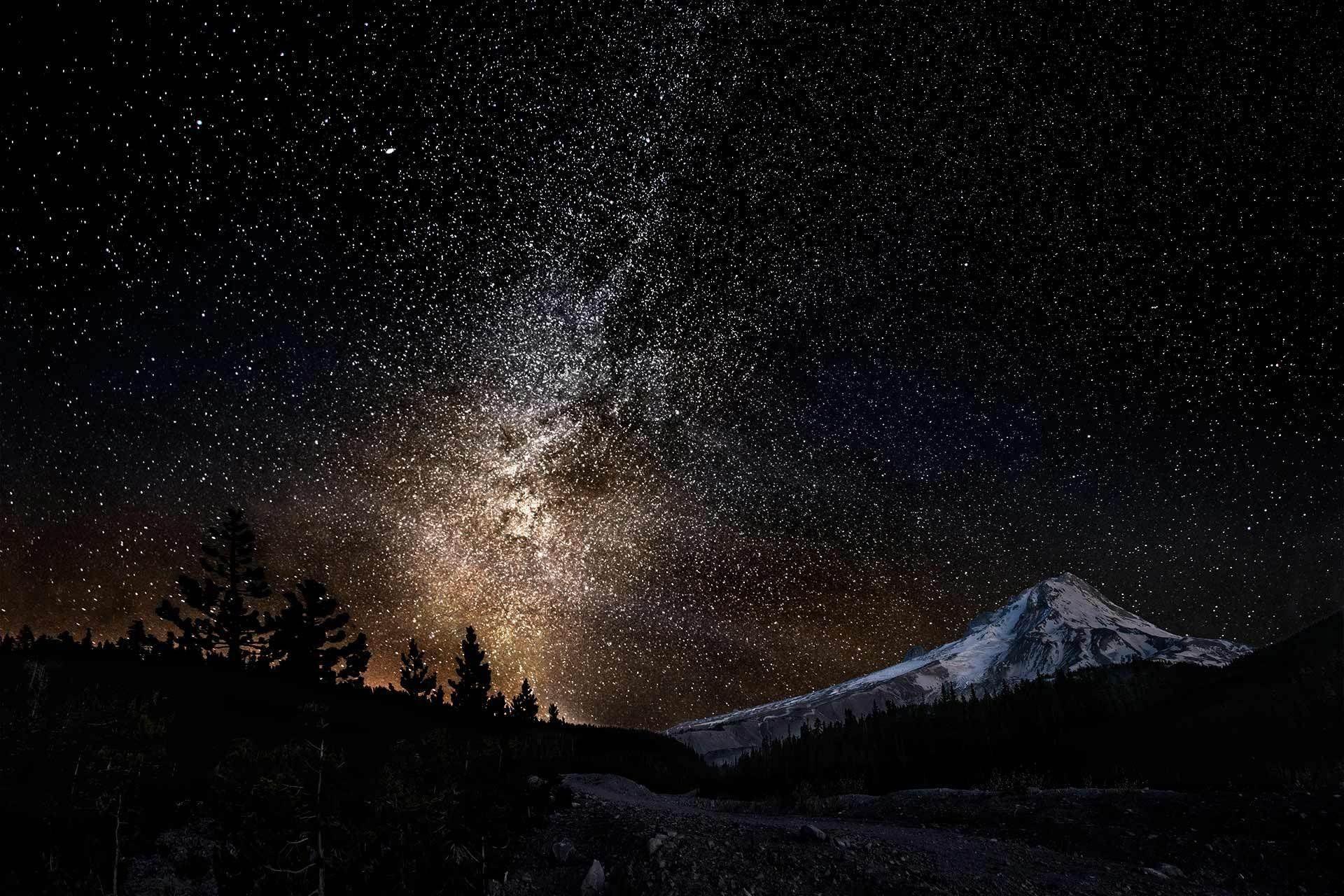 Mountain Night Sky Wallpapers Top Free Mountain Night Sky Backgrounds WallpaperAccess