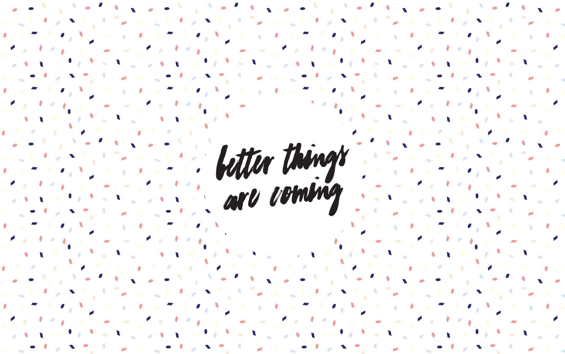 Marble Desktop Wallpaper With Quote