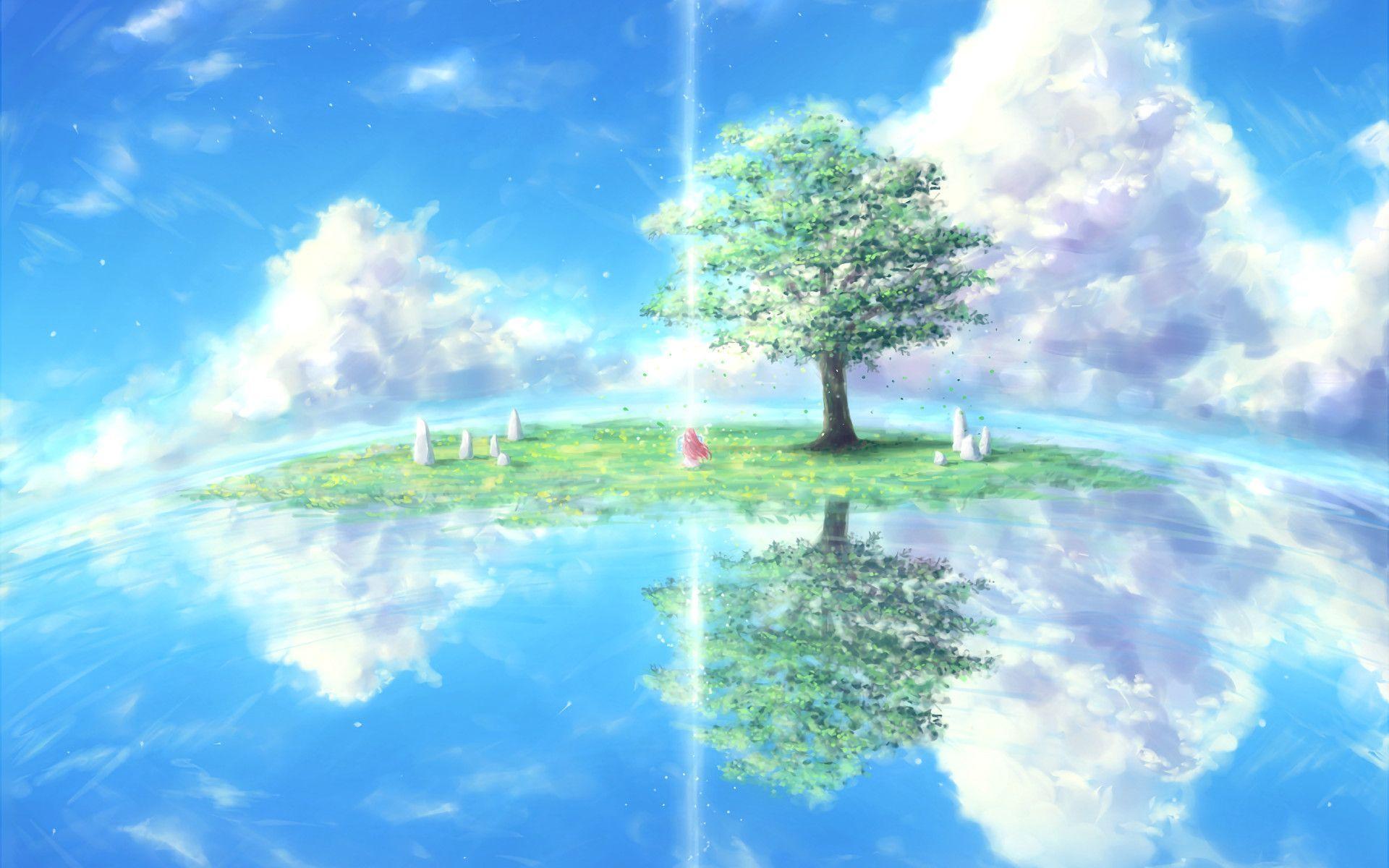 Anime Nature Wallpapers Top Free Anime Nature
