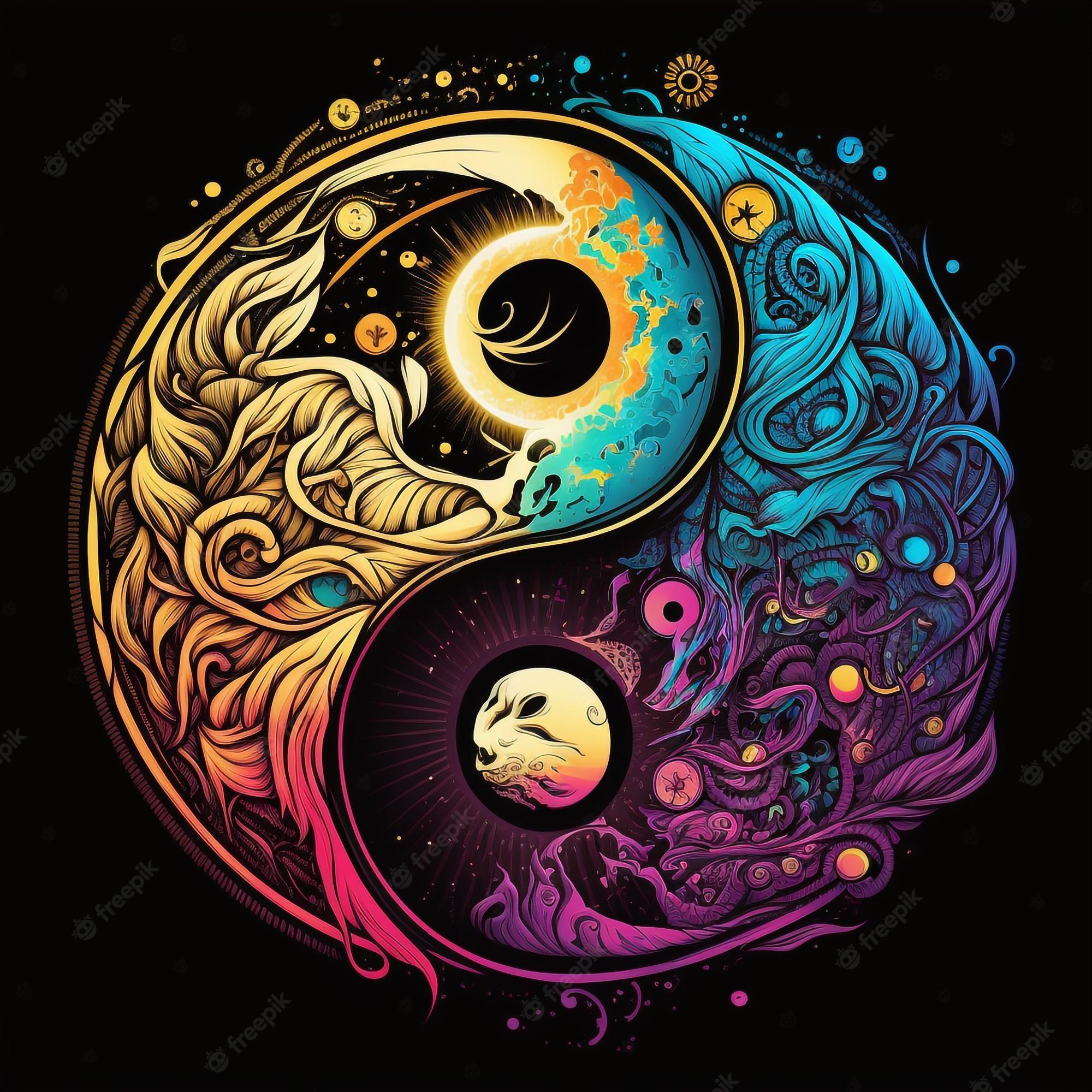 Yin Yang Psychedelic Wallpapers Top Free Yin Yang Psychedelic