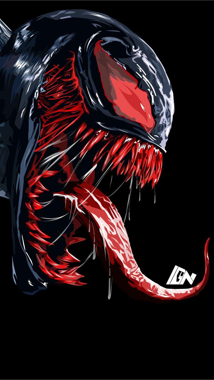 Red Venom iPhone Wallpapers Top Free Red Venom iPhone Backgrounds
