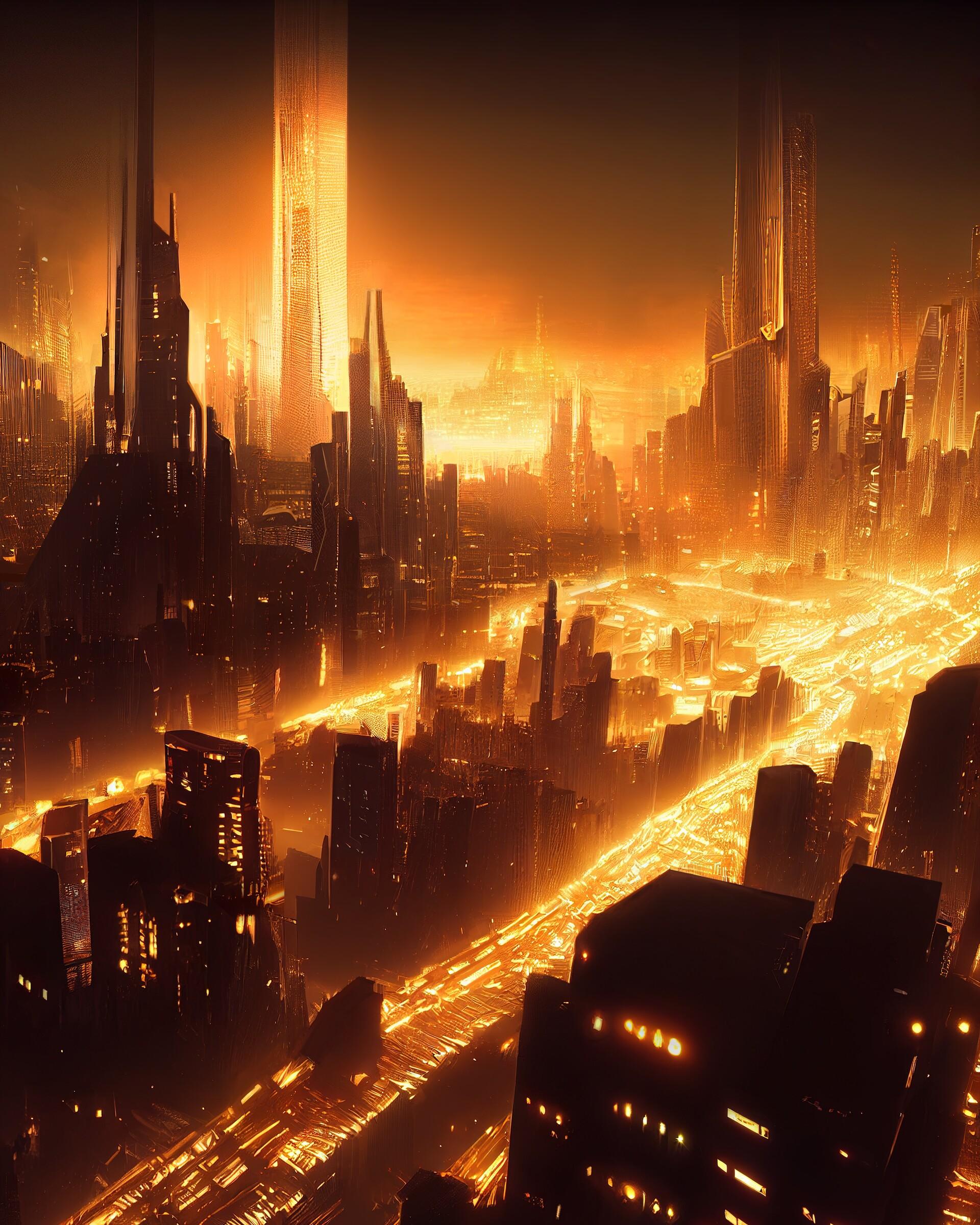 Golden City Wallpapers Top Free Golden City Backgrounds WallpaperAccess