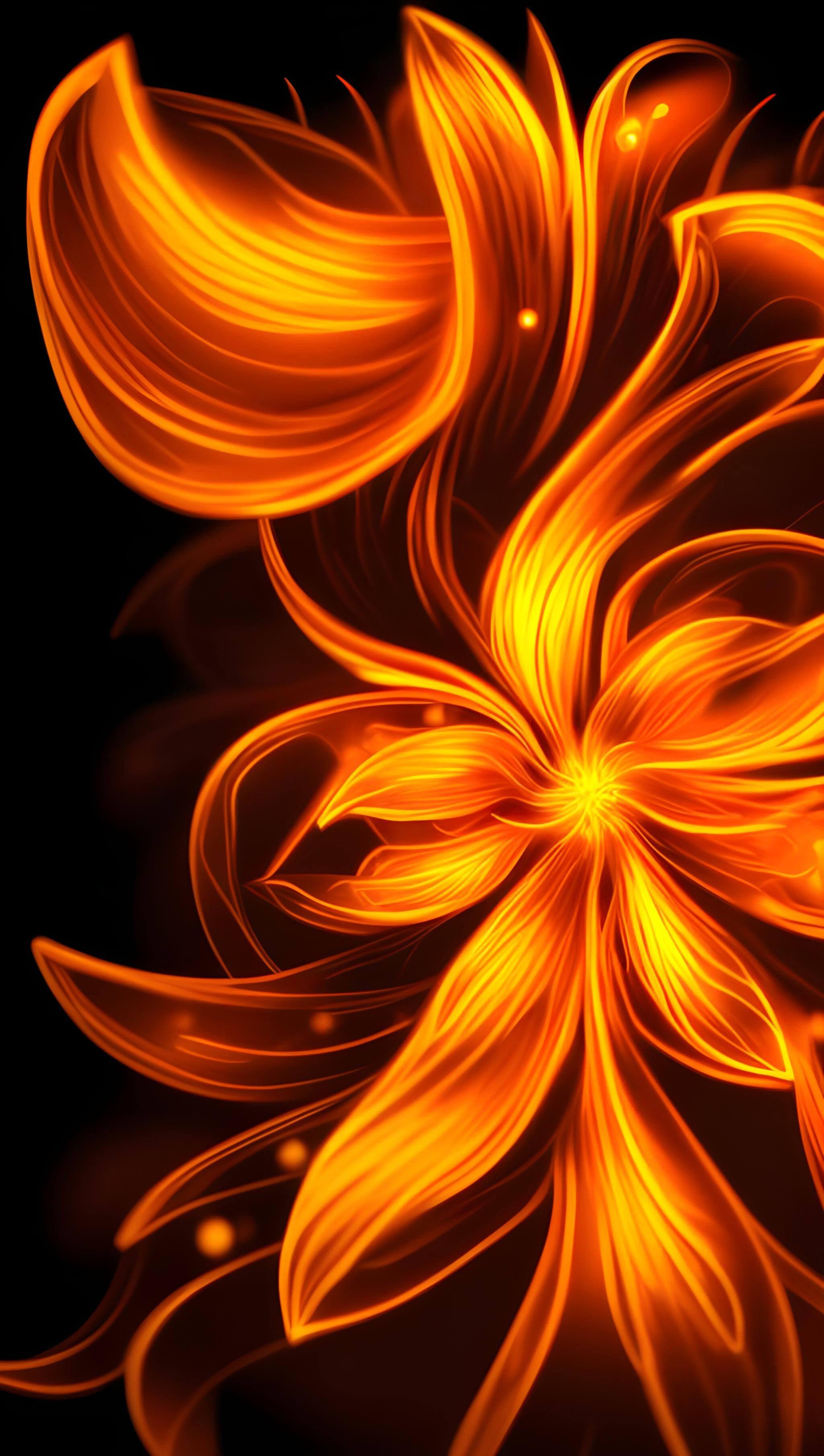 Fire Flower Wallpapers Top Free Fire Flower Backgrounds WallpaperAccess