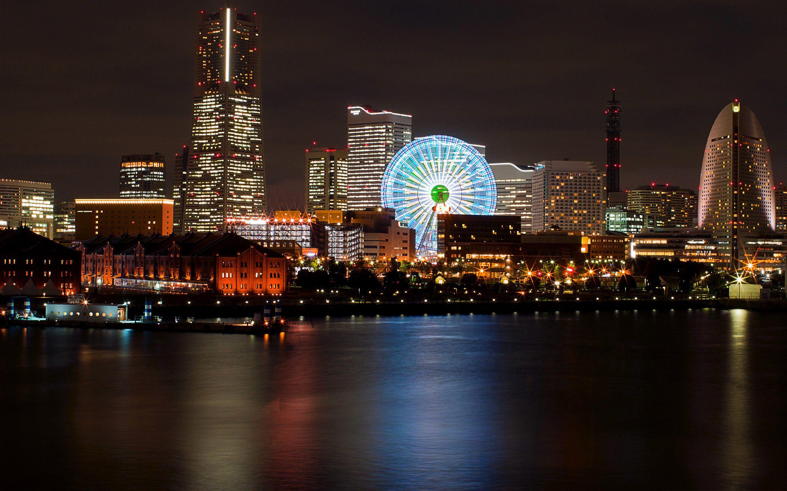 Yokohama at Night Wallpapers Top Free Yokohama at Night Backgrounds