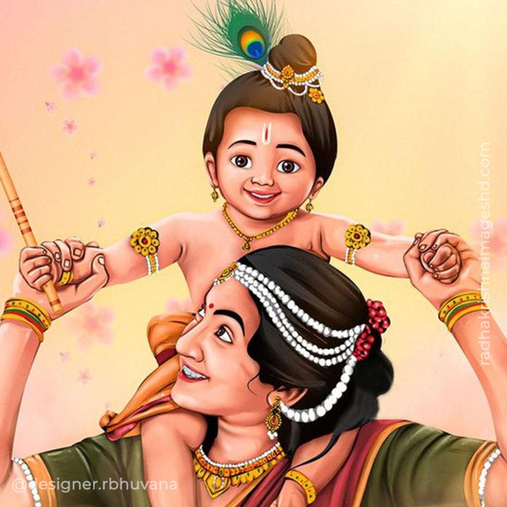 Krishna Yashoda Wallpapers Top Free Krishna Yashoda Backgrounds