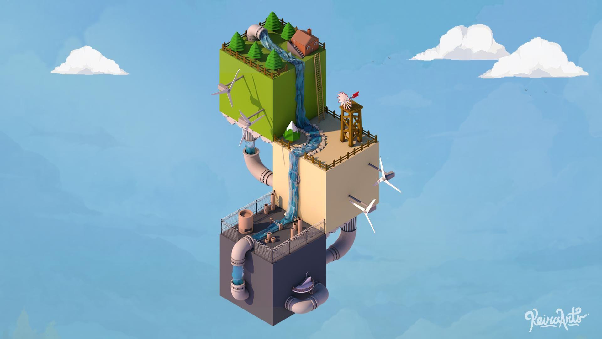 Voxel Wallpapers Top Free Voxel Backgrounds WallpaperAccess