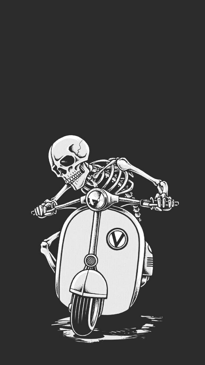 Black And White Cartoon Phone Wallpaper