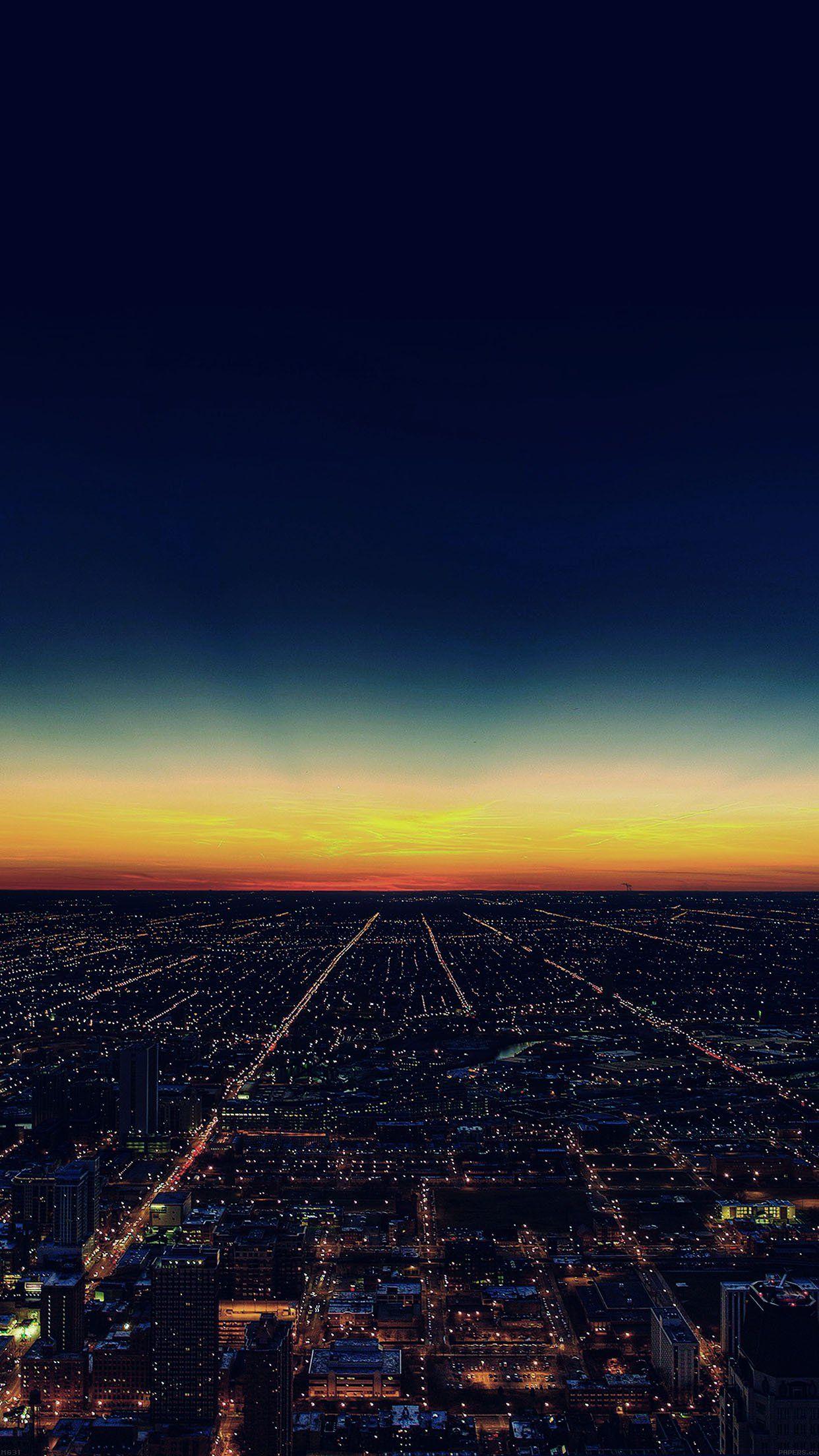 City Night Sky Wallpapers Top Free City Night Sky Backgrounds