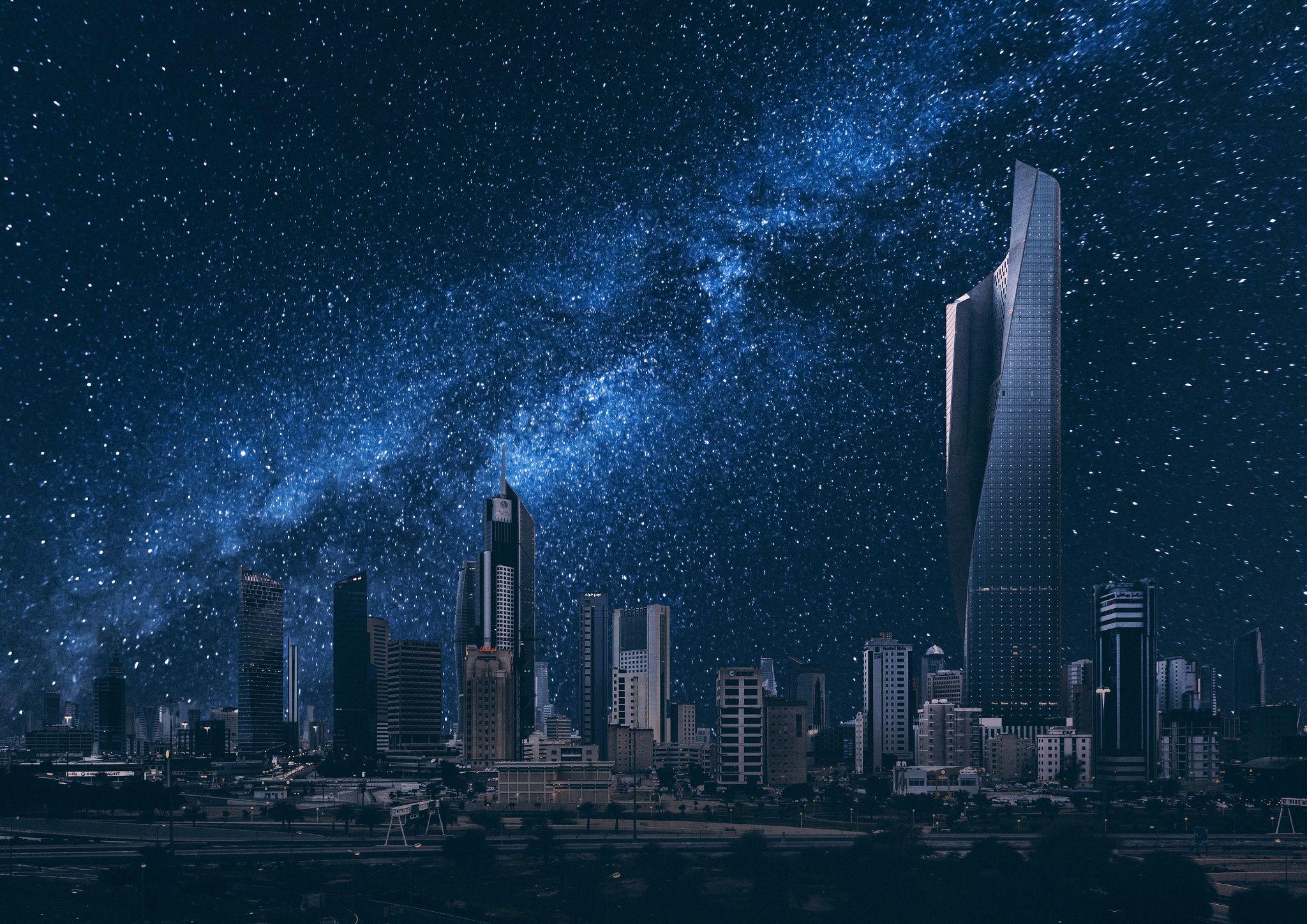 City Night Sky Wallpapers Top Free City Night Sky Backgrounds