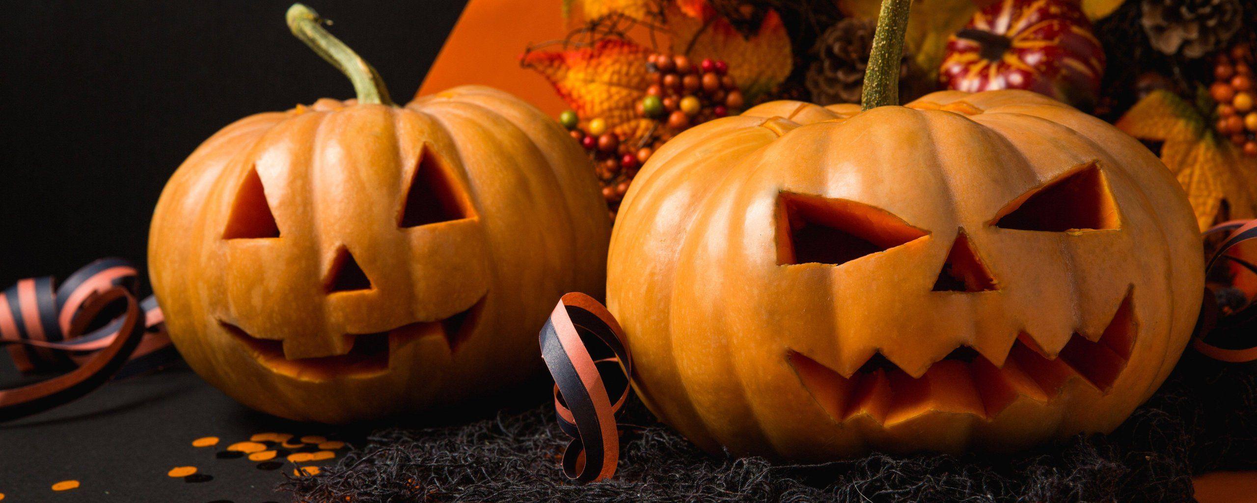Halloween Dual Screen Wallpapers Top Free Halloween Dual Screen