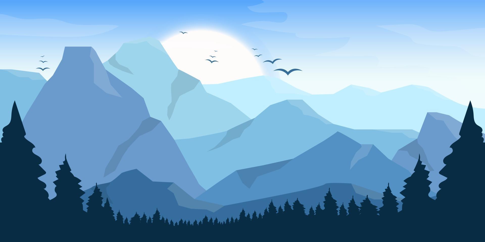 Mountain Vector Wallpapers Top Free Mountain Vector Backgrounds