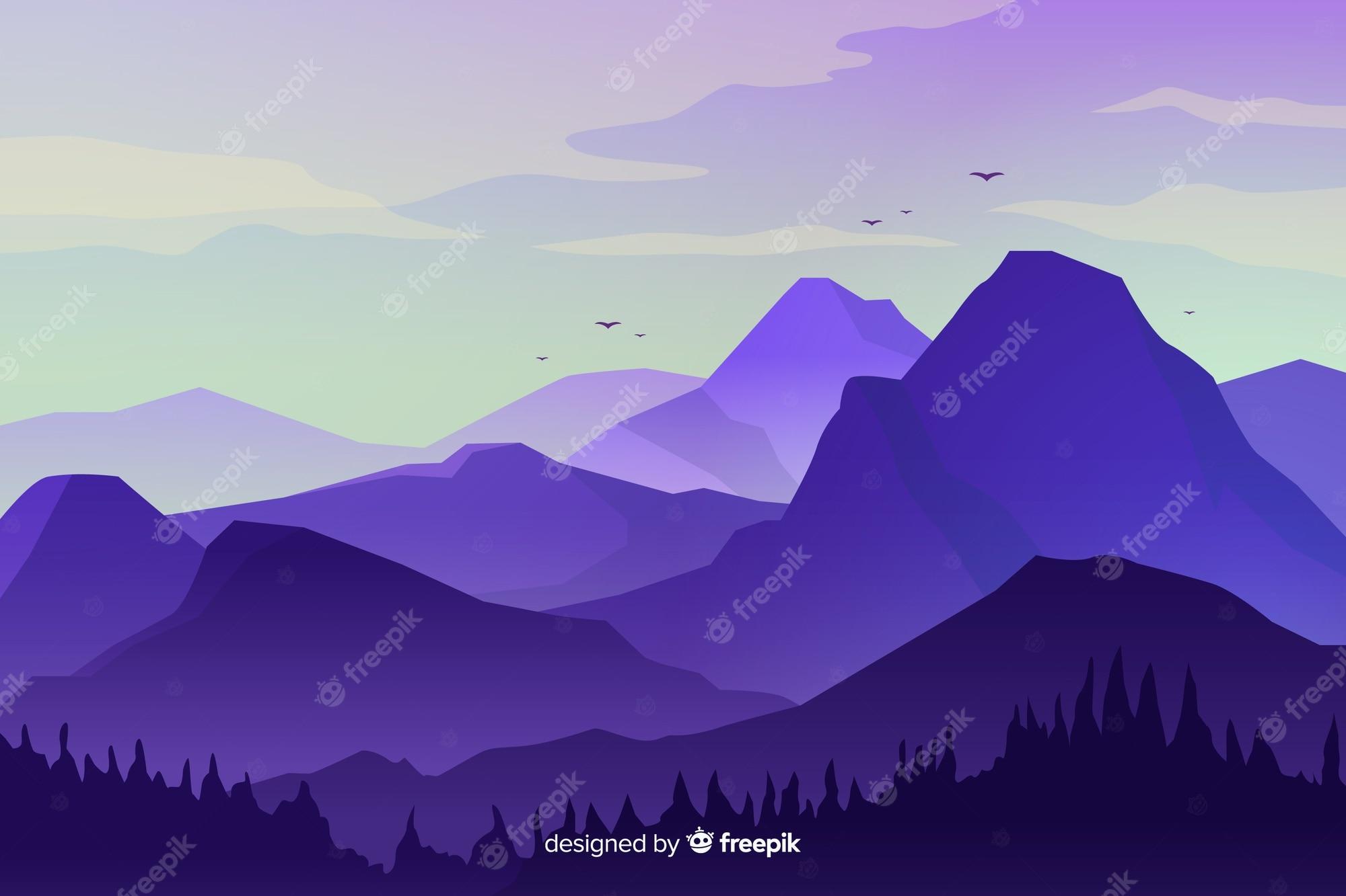 Mountain Vector Wallpapers Top Free Mountain Vector Backgrounds
