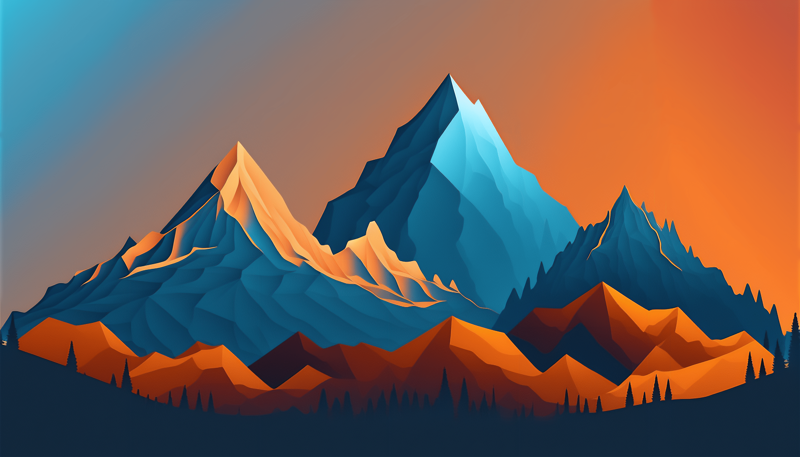 Mountain Vector Wallpapers Top Free Mountain Vector Backgrounds