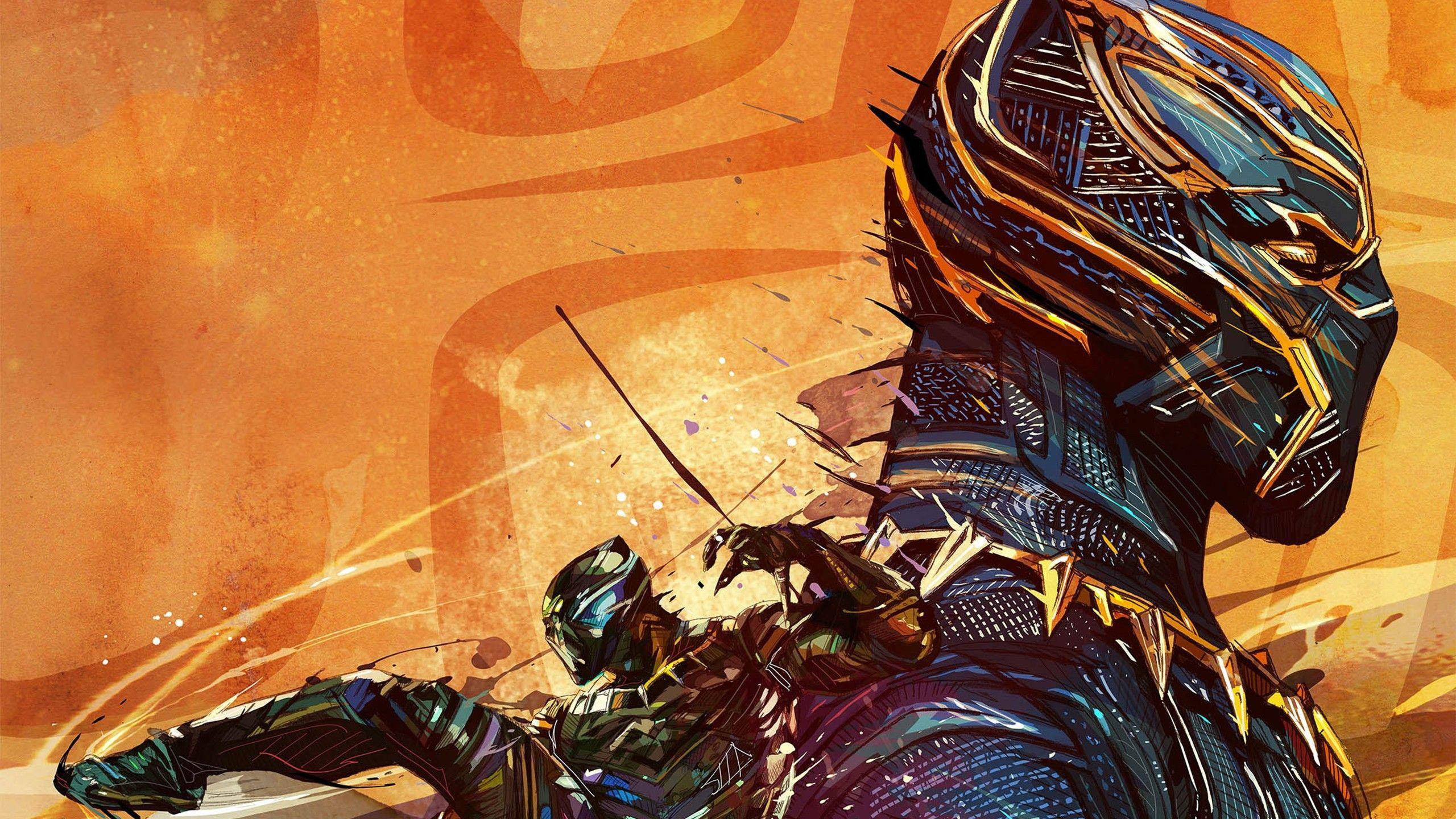 Art Black Panther Wallpapers Top Free Art Black Panther Backgrounds