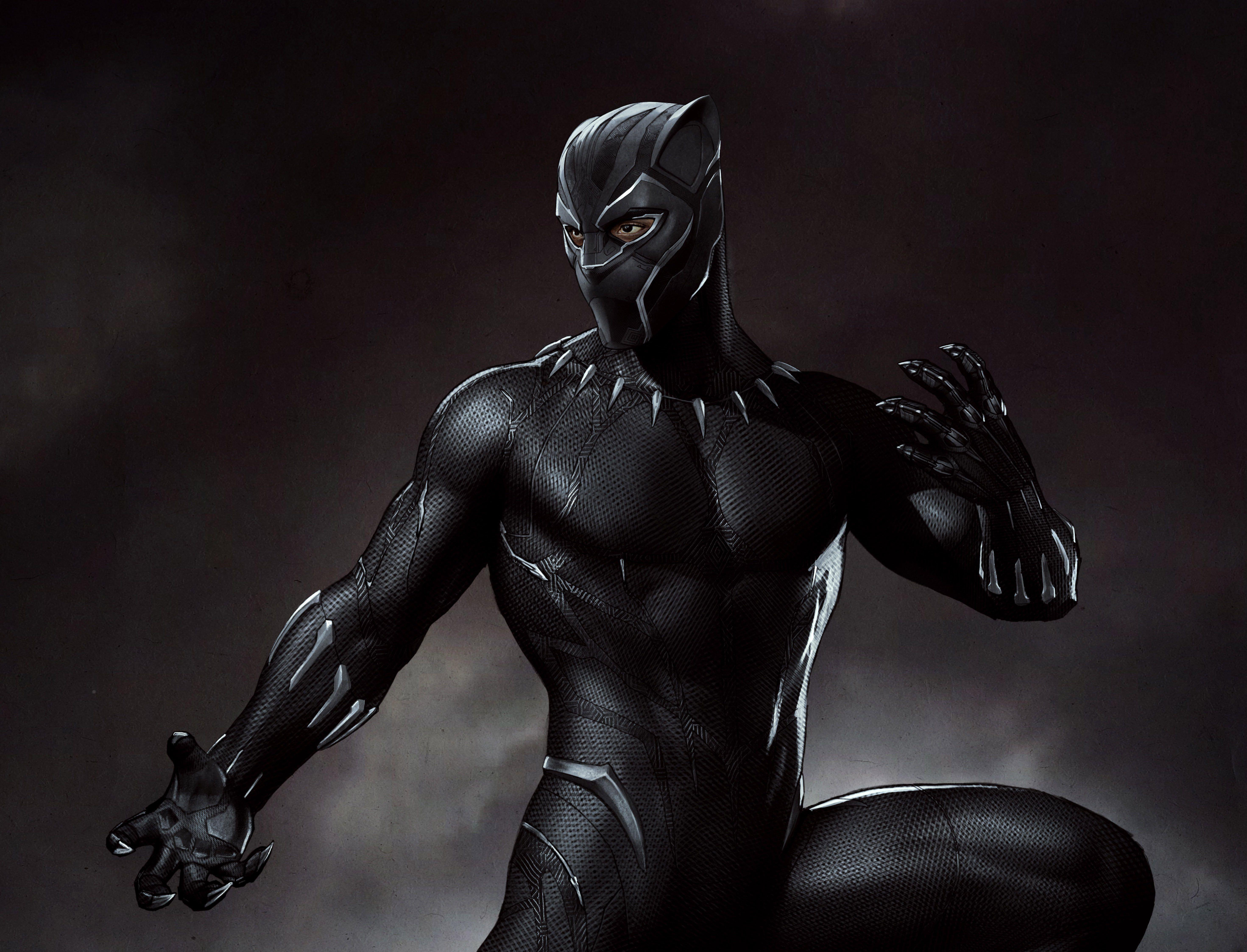 Art Black Panther Wallpapers Top Free Art Black Panther Backgrounds
