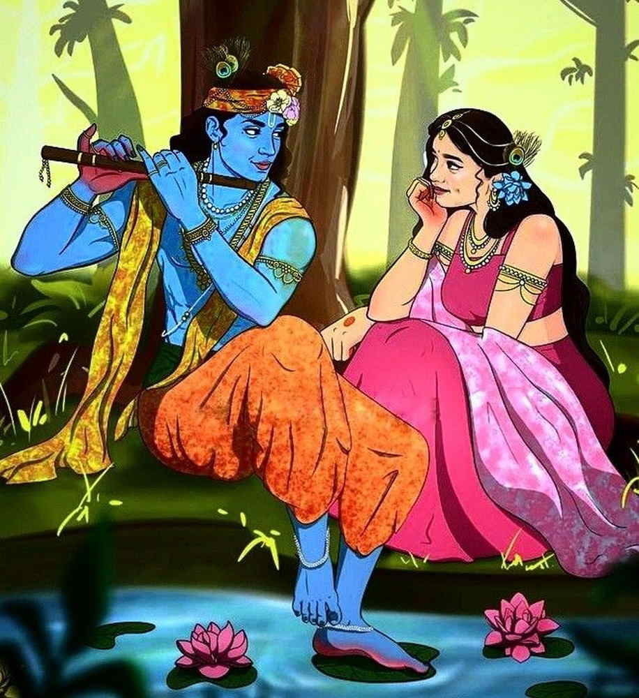 Radha Krishna Cartoon Wallpapers Top Free Radha Krishna Cartoon