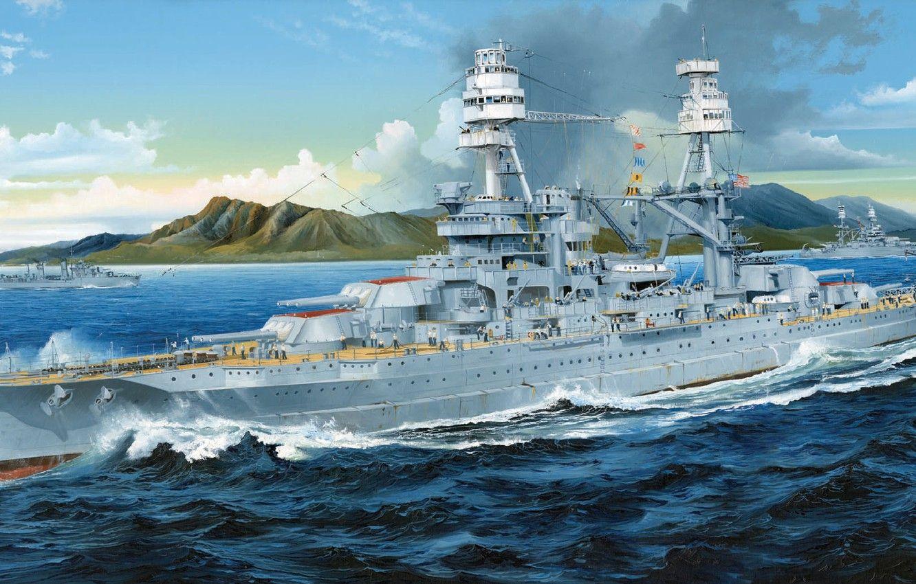 US Navy Battleship Wallpaper
