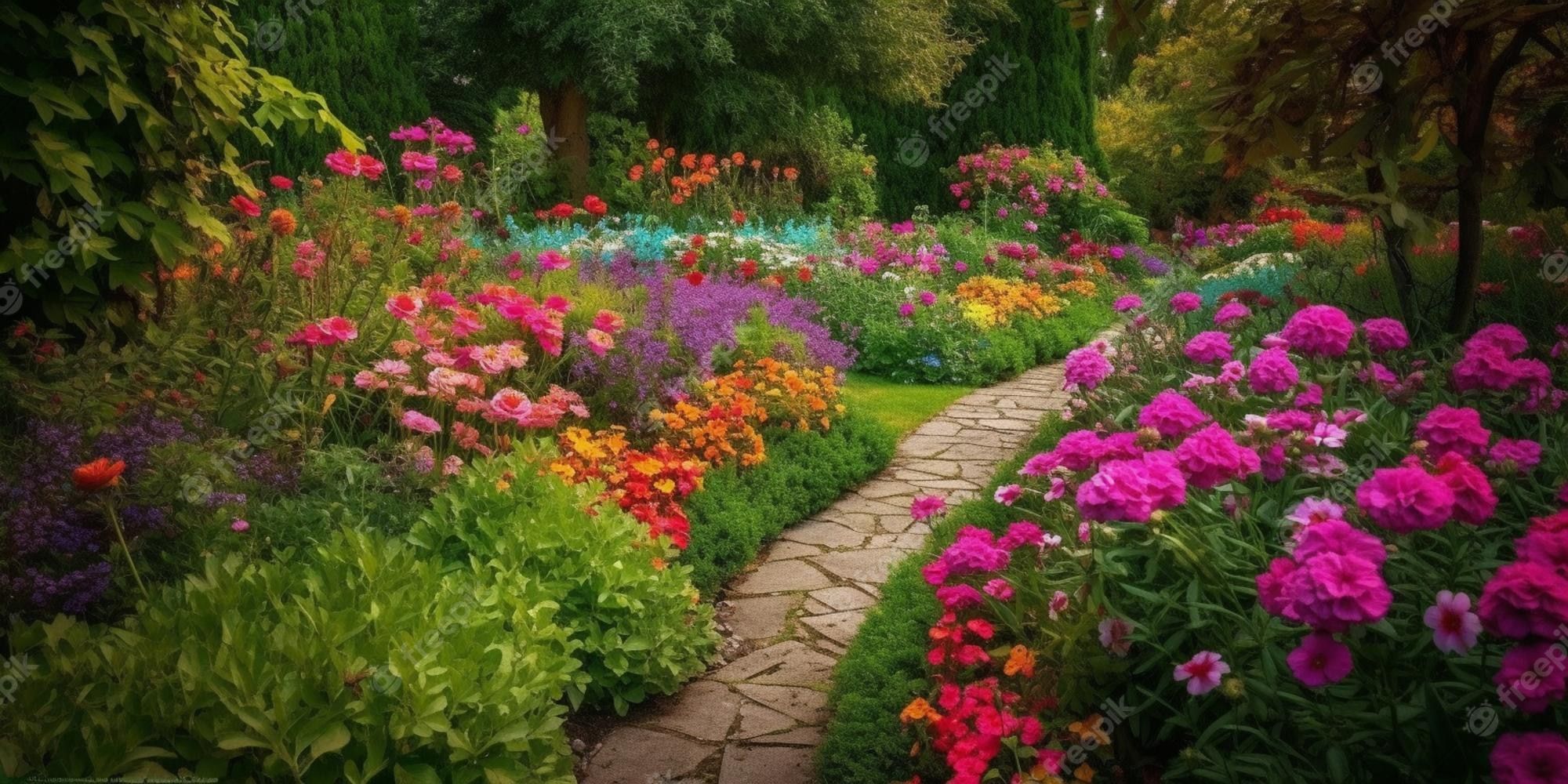 Pink Garden Wallpapers Top Free Pink Garden Backgrounds WallpaperAccess