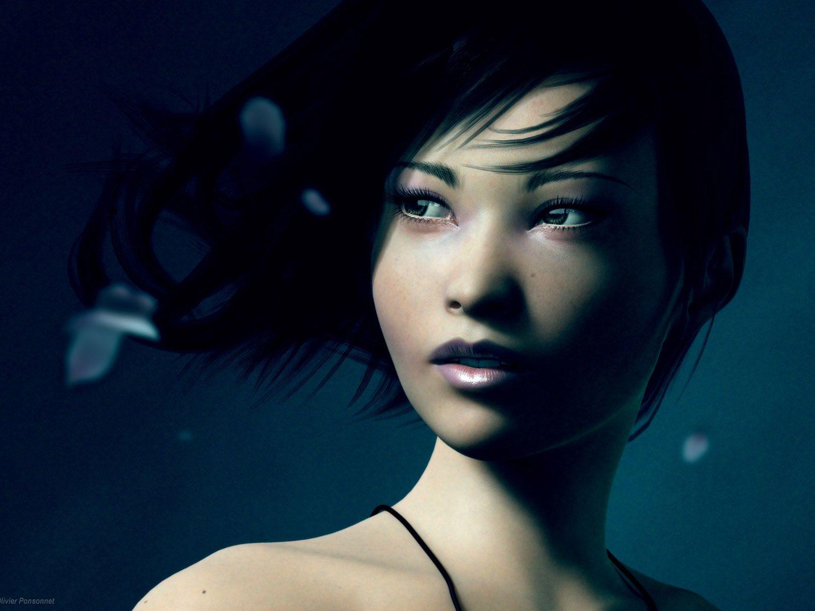 3D Girl Wallpapers Top Free 3D Girl Backgrounds WallpaperAccess