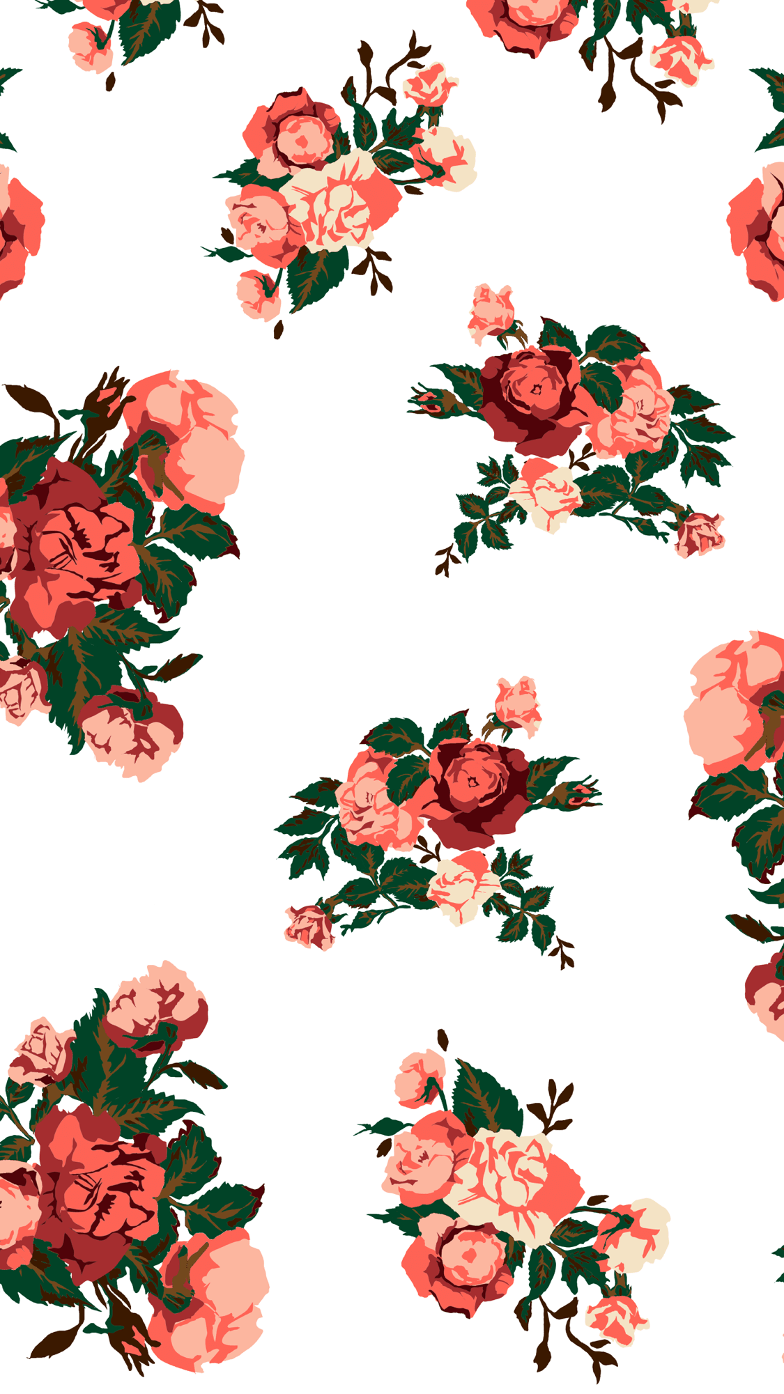 Rose Pattern iPhone Wallpapers Top Free Rose Pattern iPhone