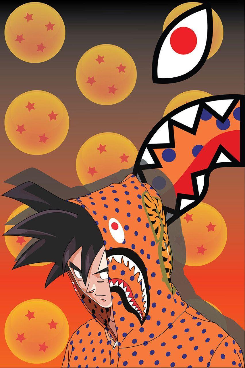 BAPE DBZ Wallpapers Top Free BAPE DBZ Backgrounds WallpaperAccess