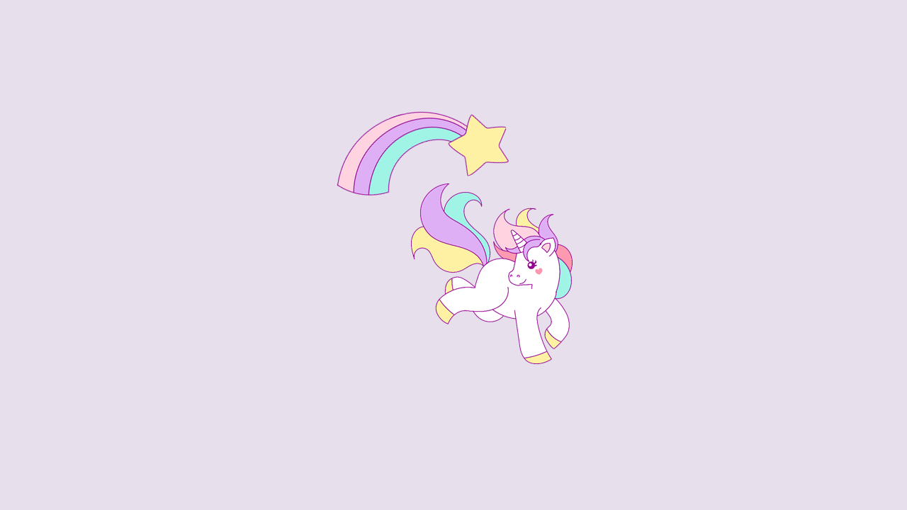 Cute Unicorn Aesthetic Wallpaper