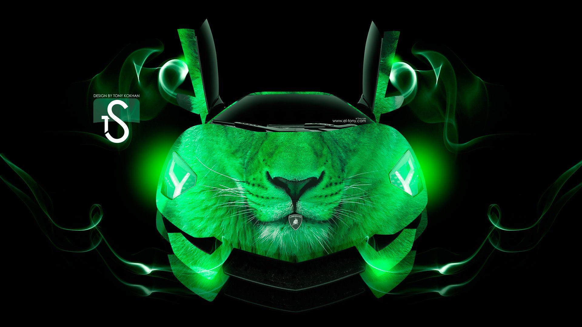 Neon Green Car Wallpapers Top Free Neon Green Car Backgrounds