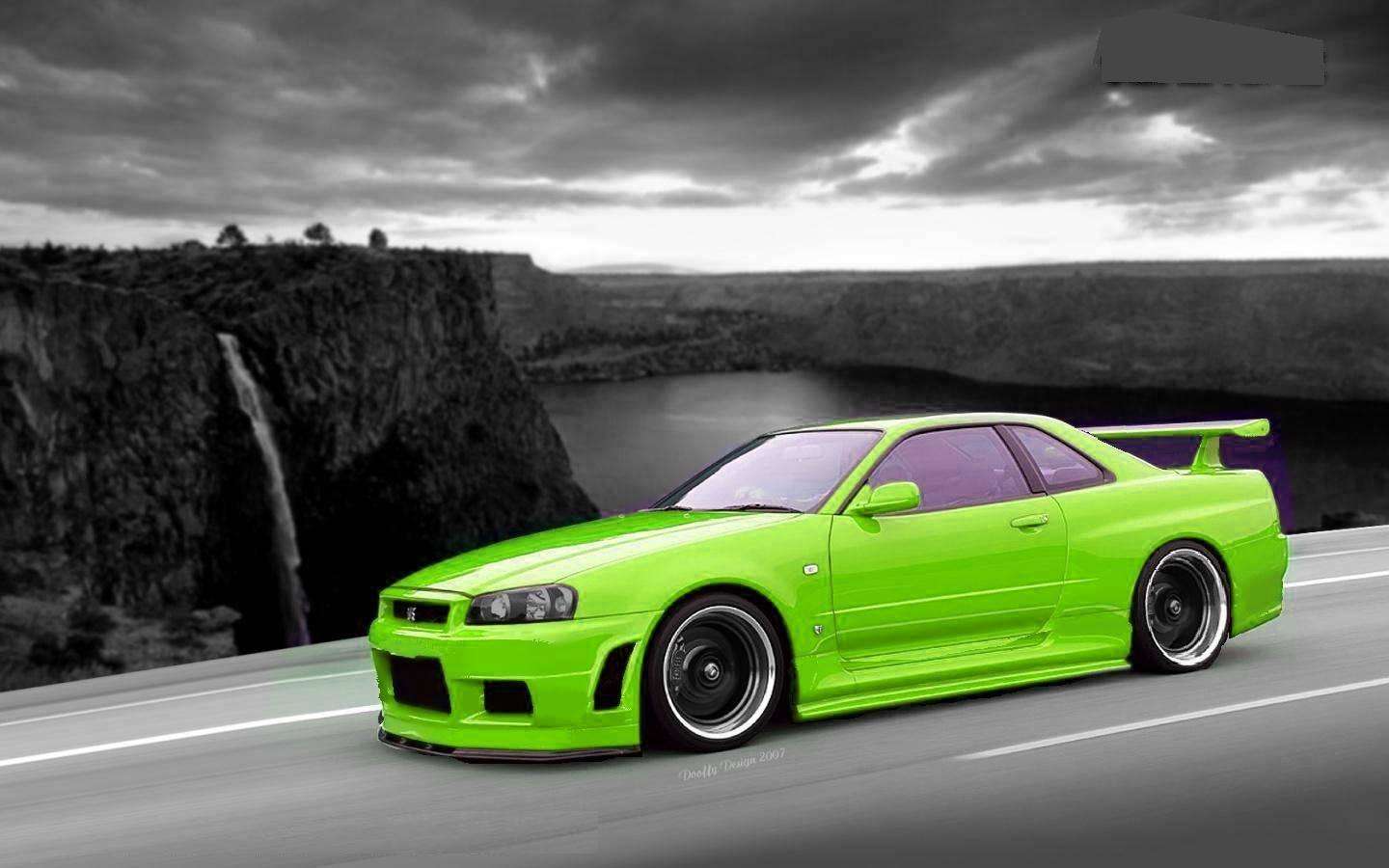 Green GTR Wallpapers Top Free Green GTR Backgrounds WallpaperAccess