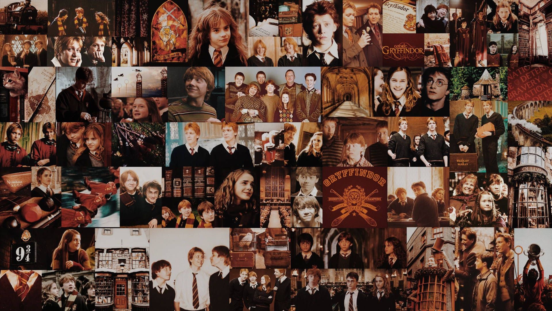 Harry Potter Collage Wallpapers Top Free Harry Potter Collage