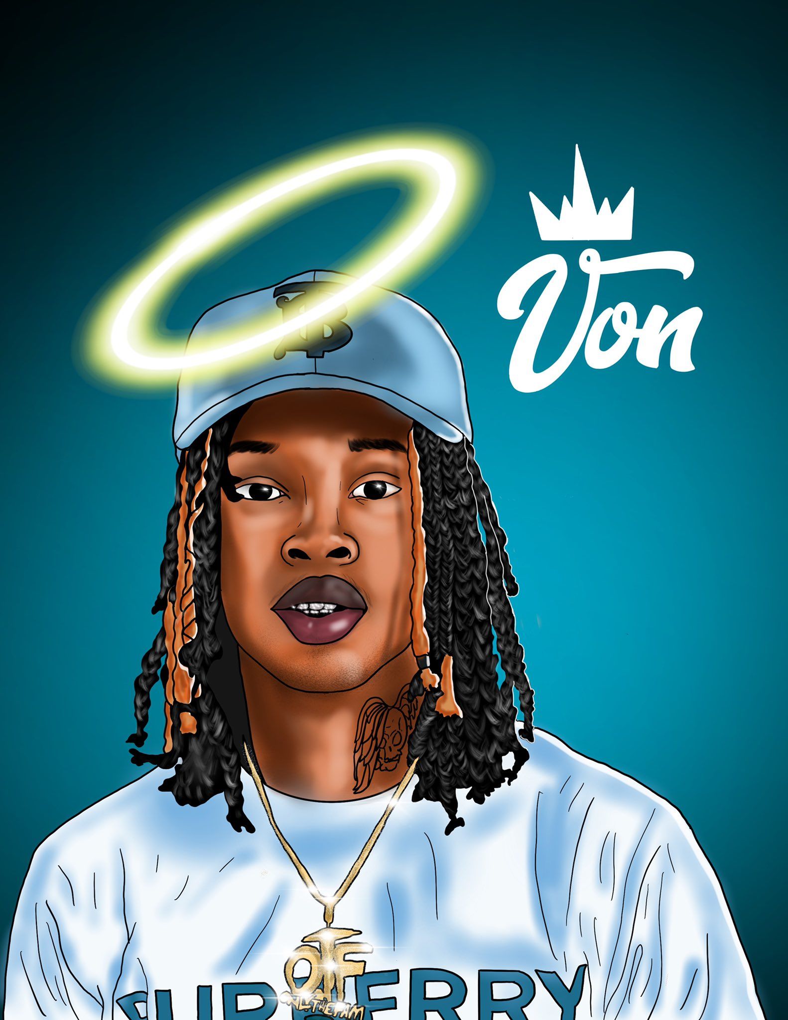 King Von Cartoon Wallpapers Top Free King Von Cartoon Backgrounds WallpaperAccess