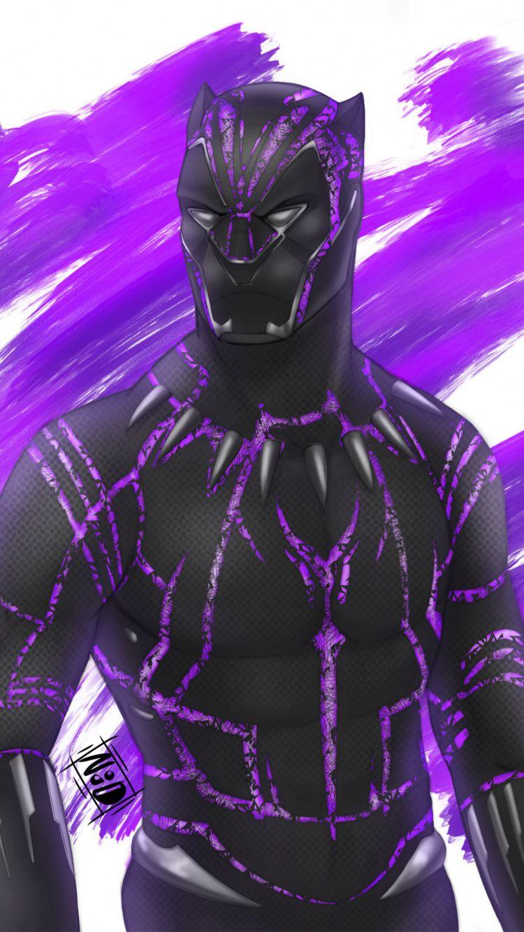 Purple Black Panther Wallpapers Top Free Purple Black Panther