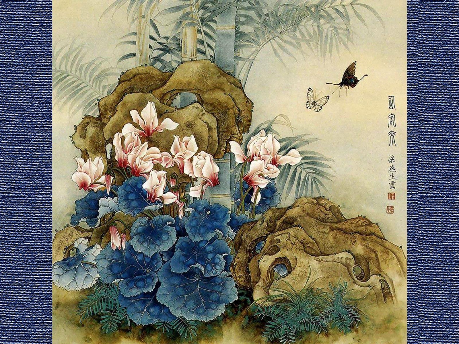 Japanese Flower Art Wallpapers Top Free Japanese Flower Art