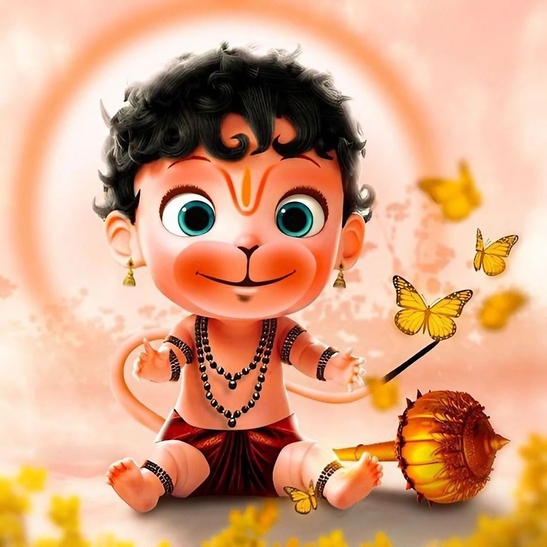 Little Hanuman Wallpapers Top Free Little Hanuman Backgrounds