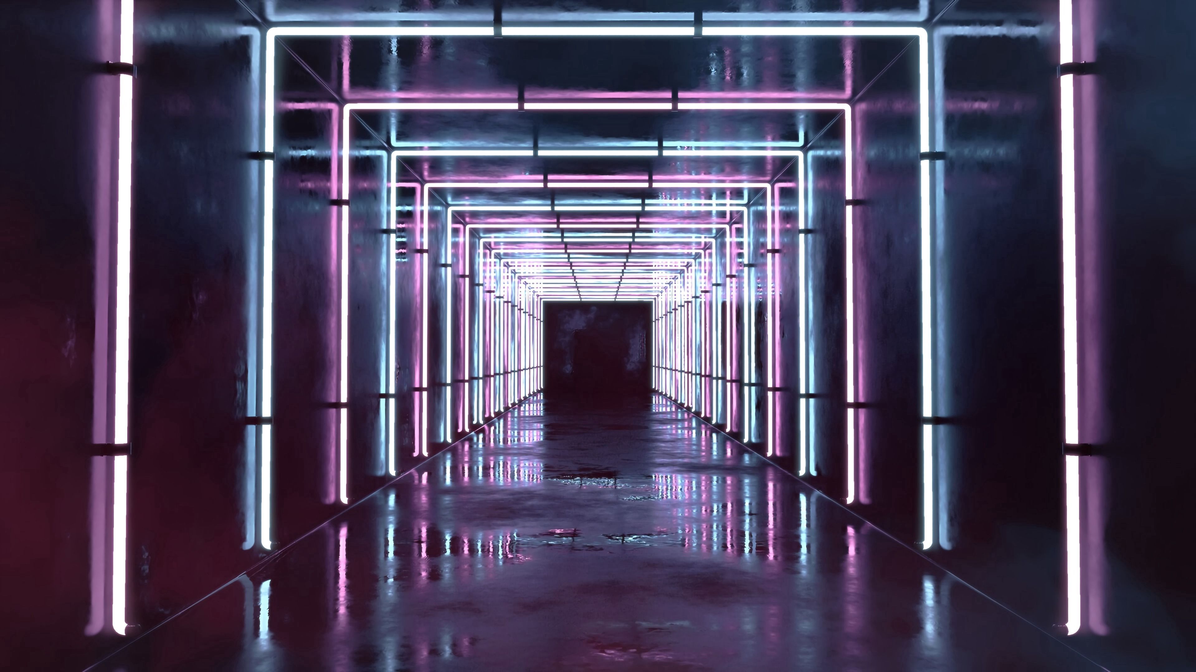 Neon Tunnel Wallpapers Top Free Neon Tunnel Backgrounds WallpaperAccess