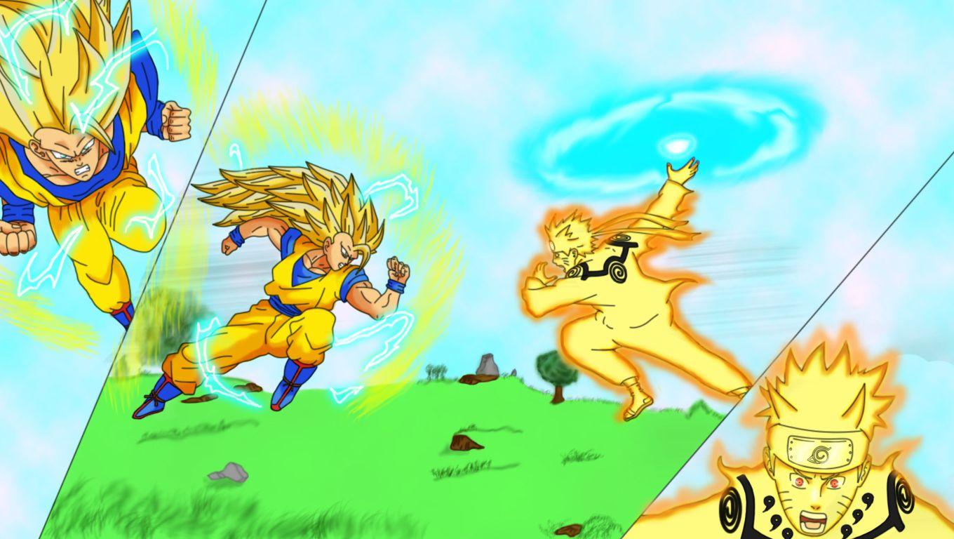 Goku vs Naruto Wallpapers Top Free Goku vs Naruto Backgrounds