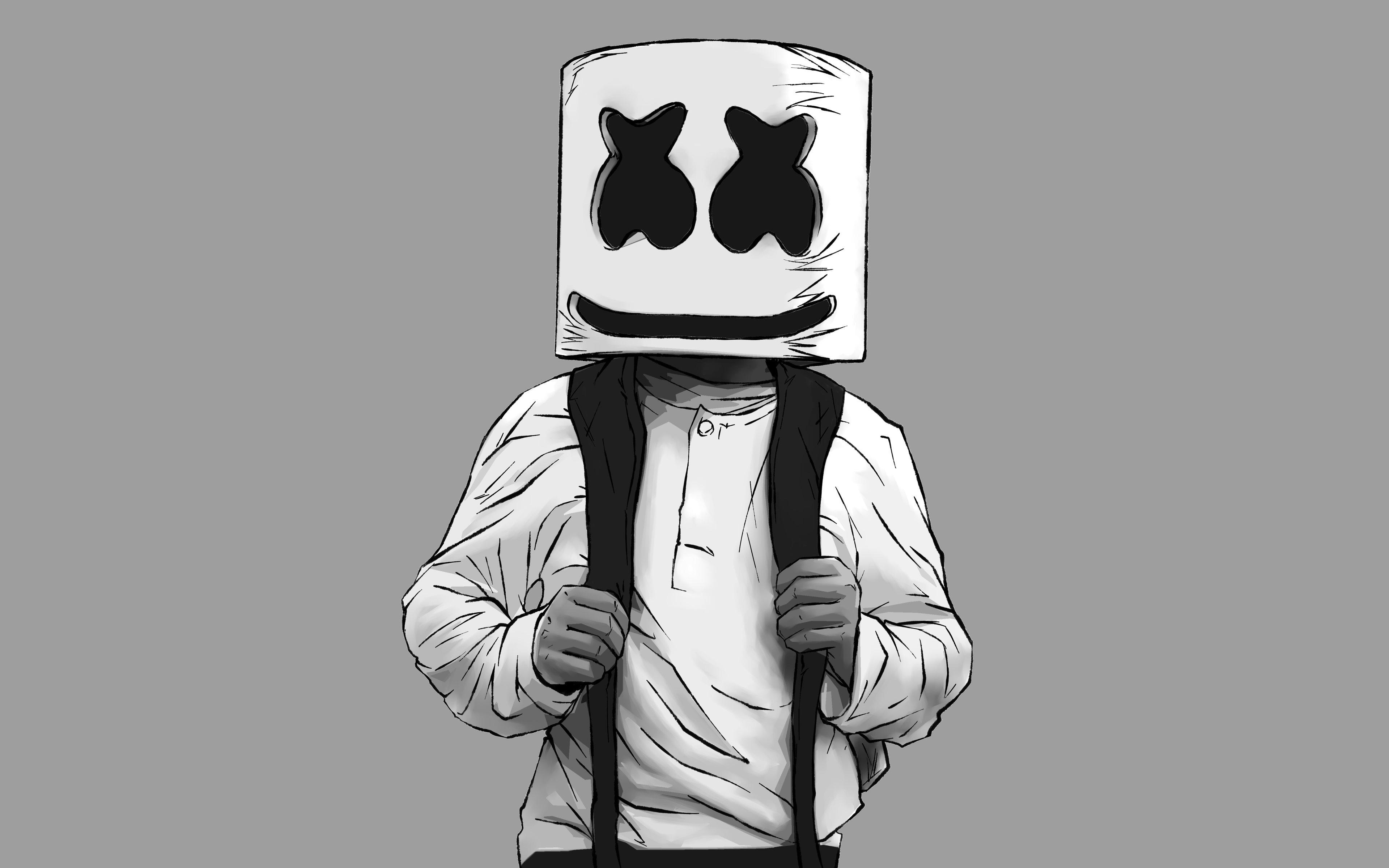 Marshmello Wallpapers Top Free Marshmello Backgrounds WallpaperAccess