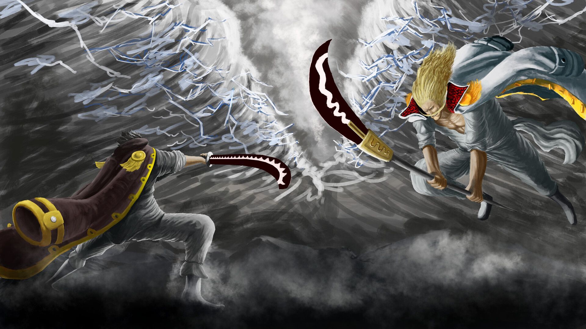 Roger Vs Whitebeard Wallpapers Top Free Roger Vs Whitebeard