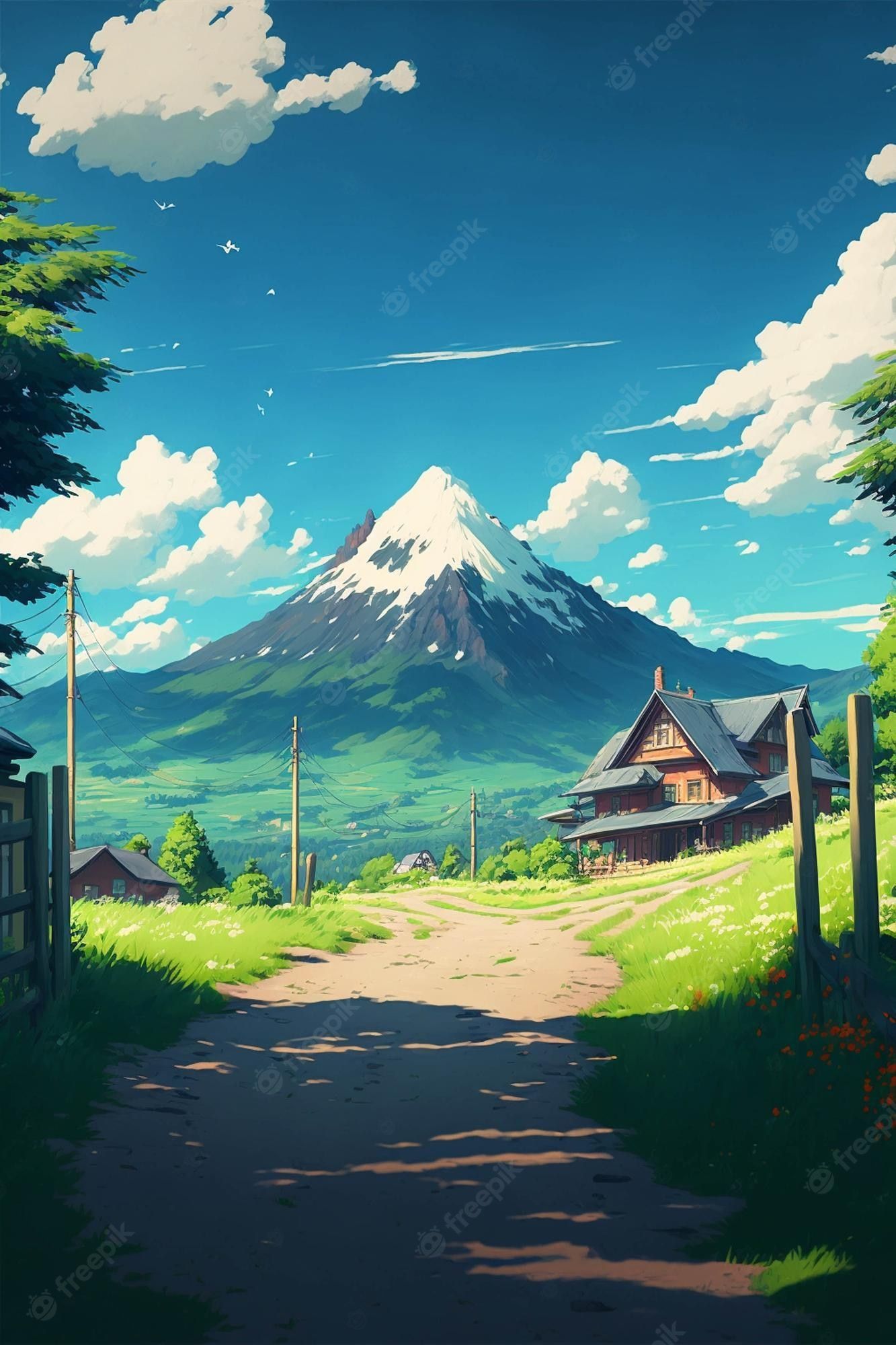 Anime Nature Phone Wallpapers Top Free Anime Nature Phone Backgrounds