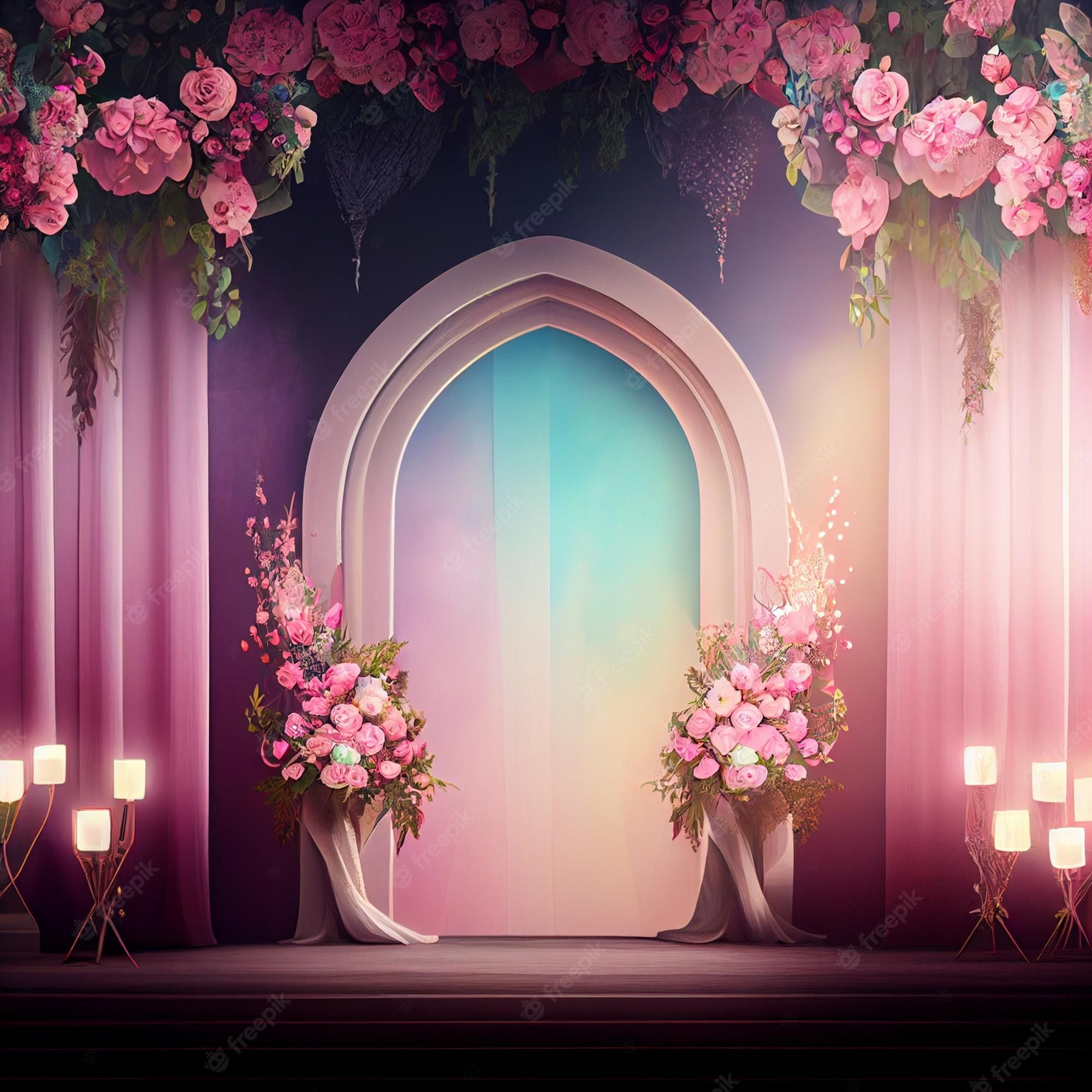 Details 158+ wallpaper wedding backdrop latest vova.edu.vn