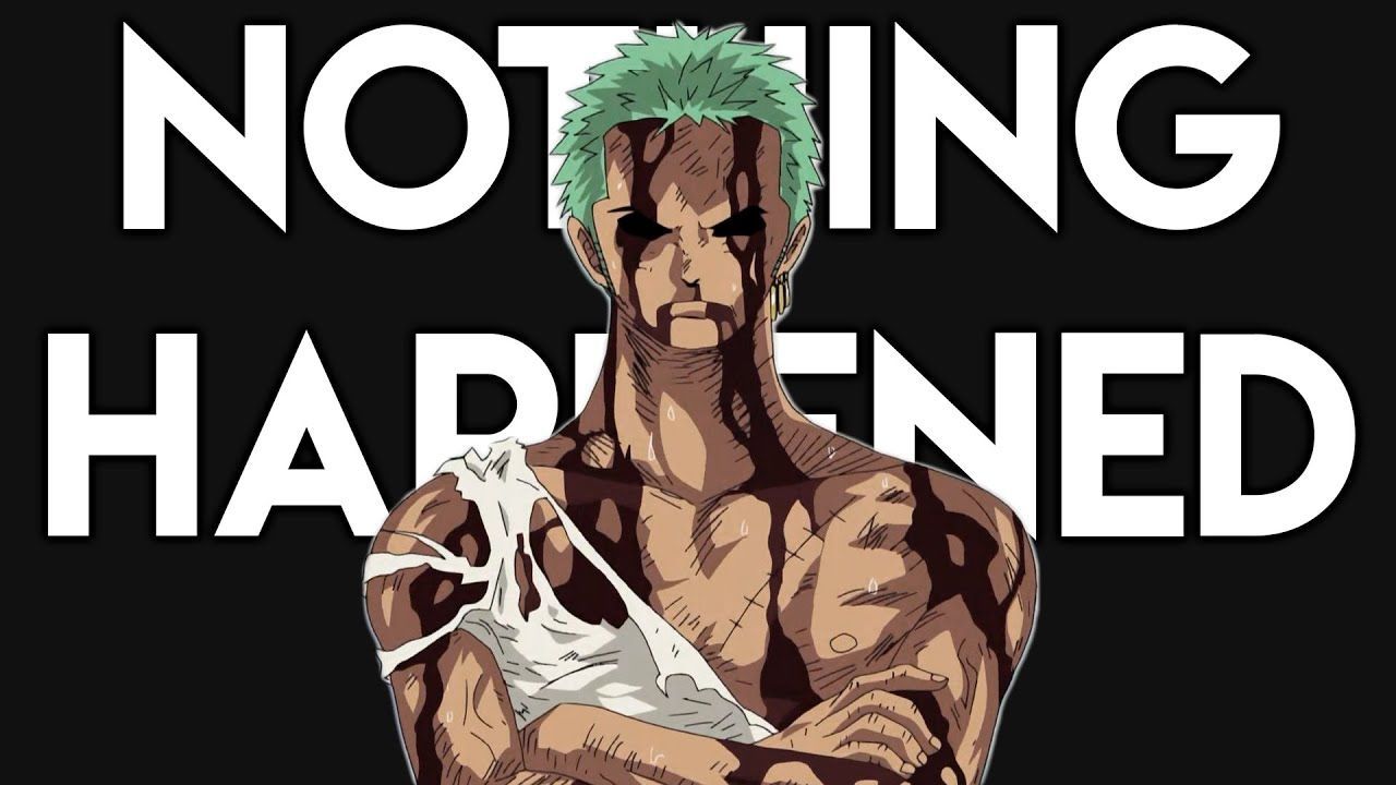 Zoro Nothing Happened Wallpapers Top Free Zoro Nothing Happened