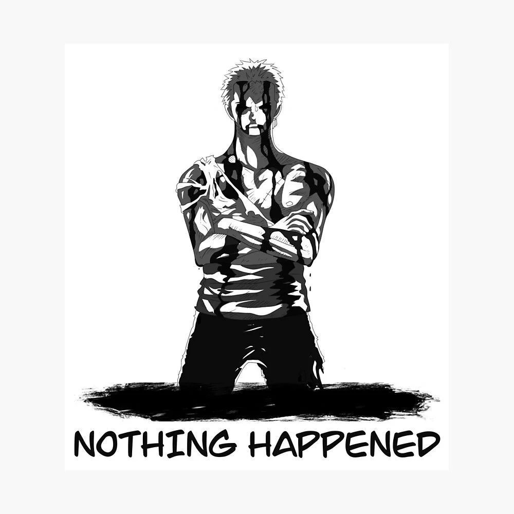 Zoro Nothing Happened Wallpapers Top Free Zoro Nothing Happened