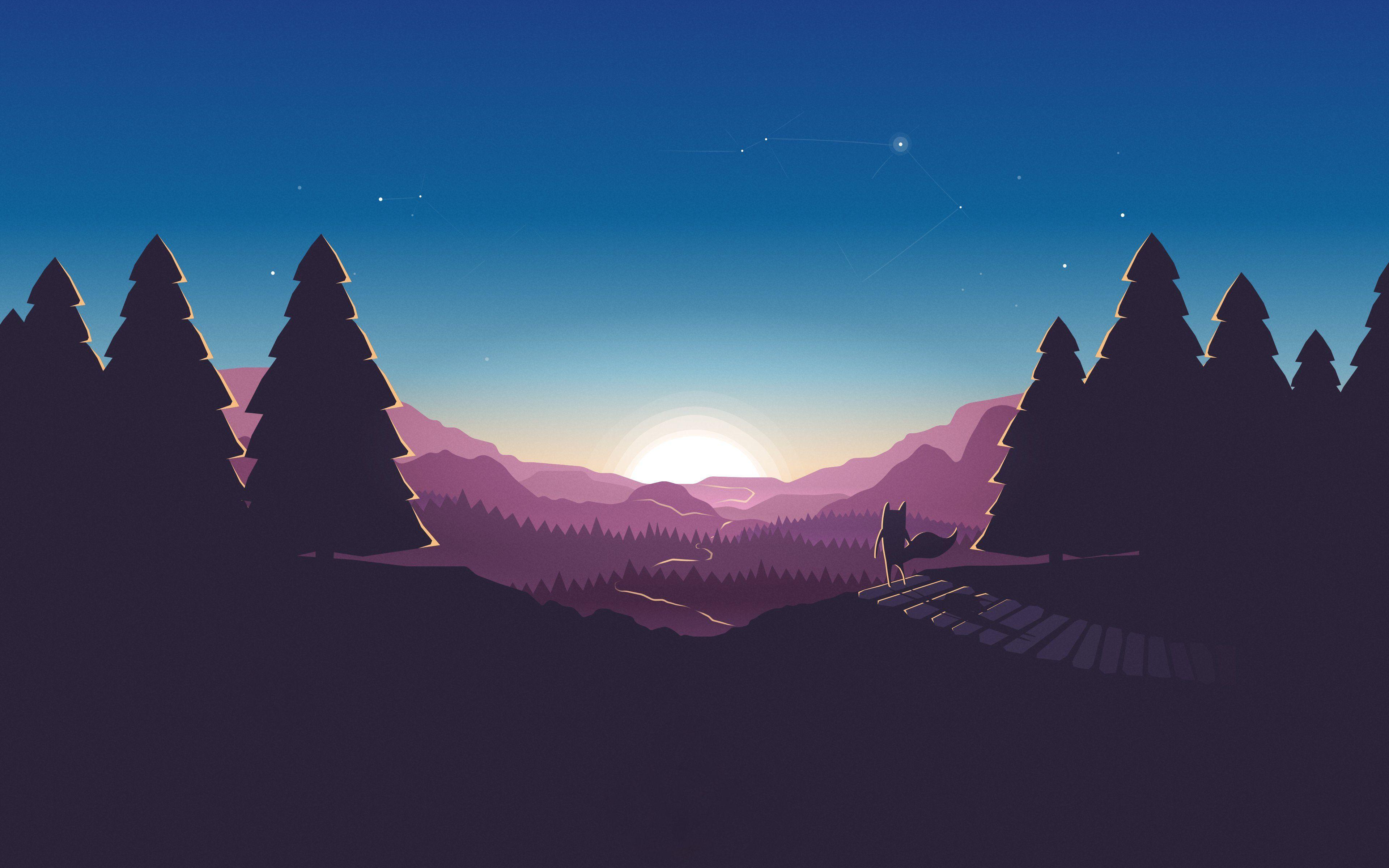 desktop wallpaper minimal 4k