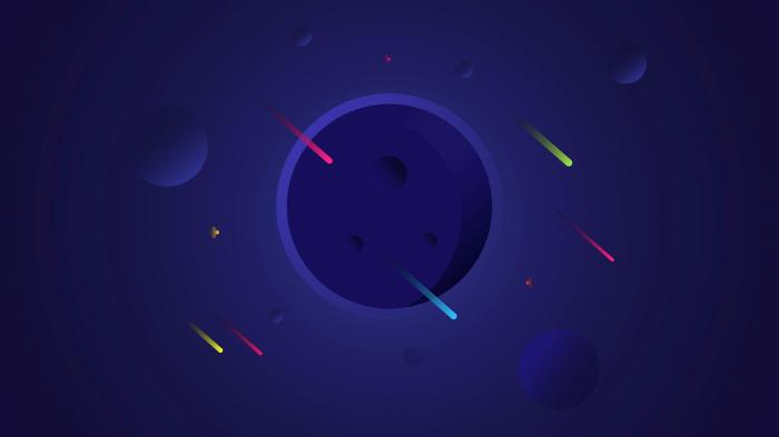 Minimalist planet minimalism gradient comet sagittarius 8k Minimalist planet minimalism gradient comet sagittarius 8k