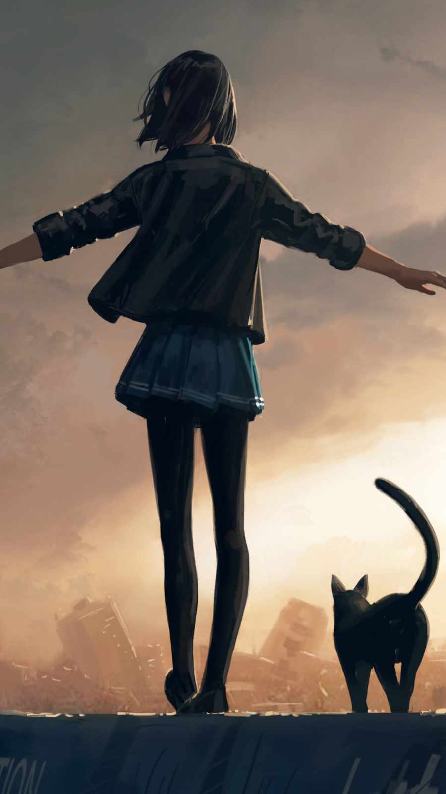 Girl and Cat Wallpapers Top Free Girl and Cat Backgrounds WallpaperAccess