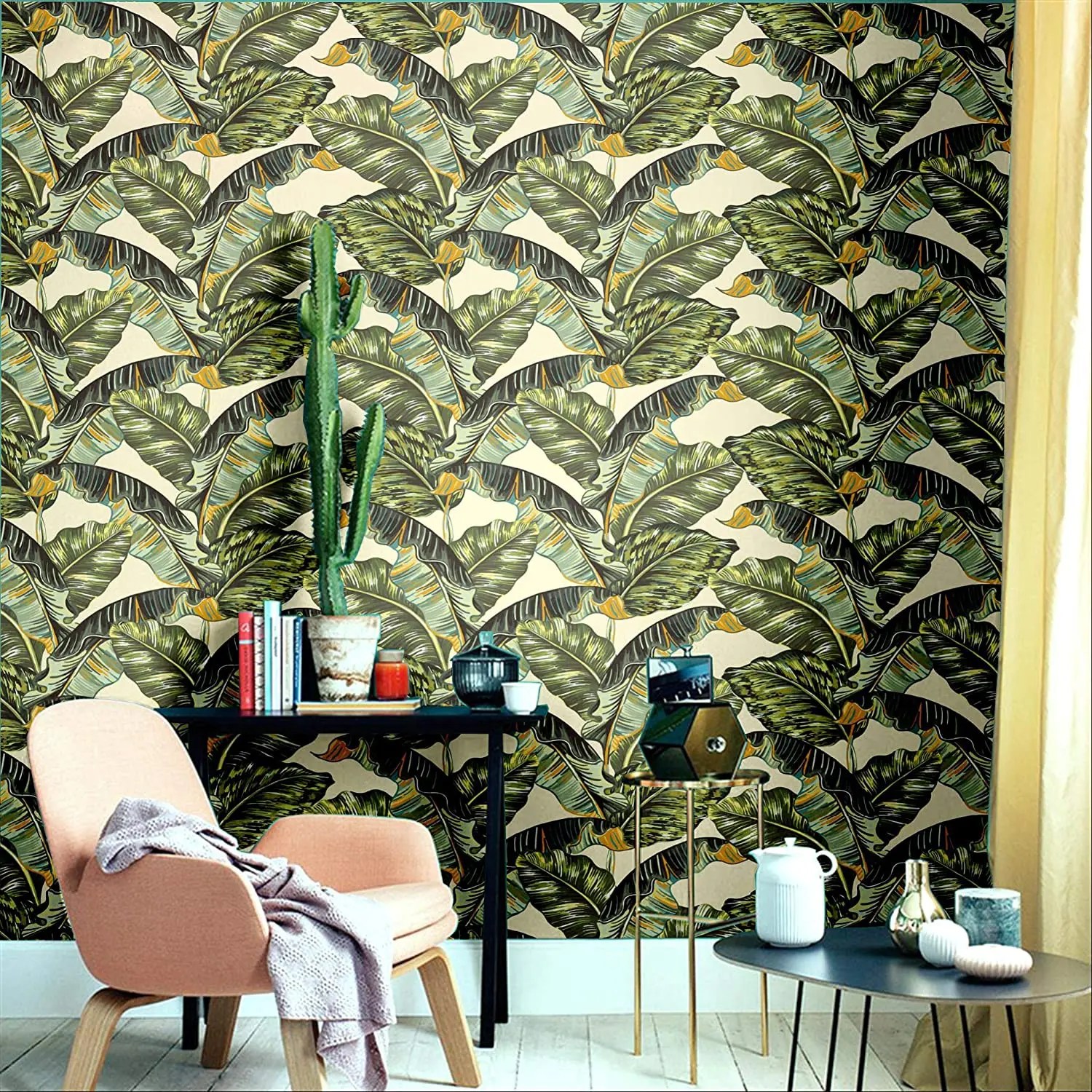 Green Leaf Peel and Stick Wallpaper Canada Wallpaper Canada