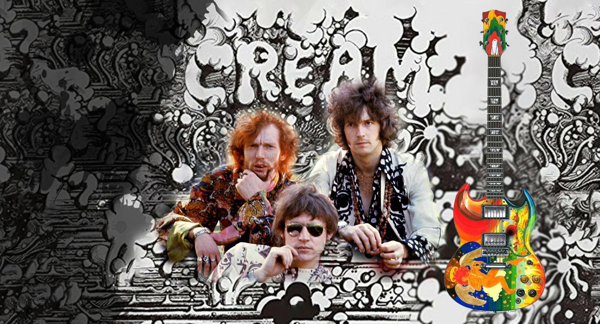 Cream Band Wallpaper