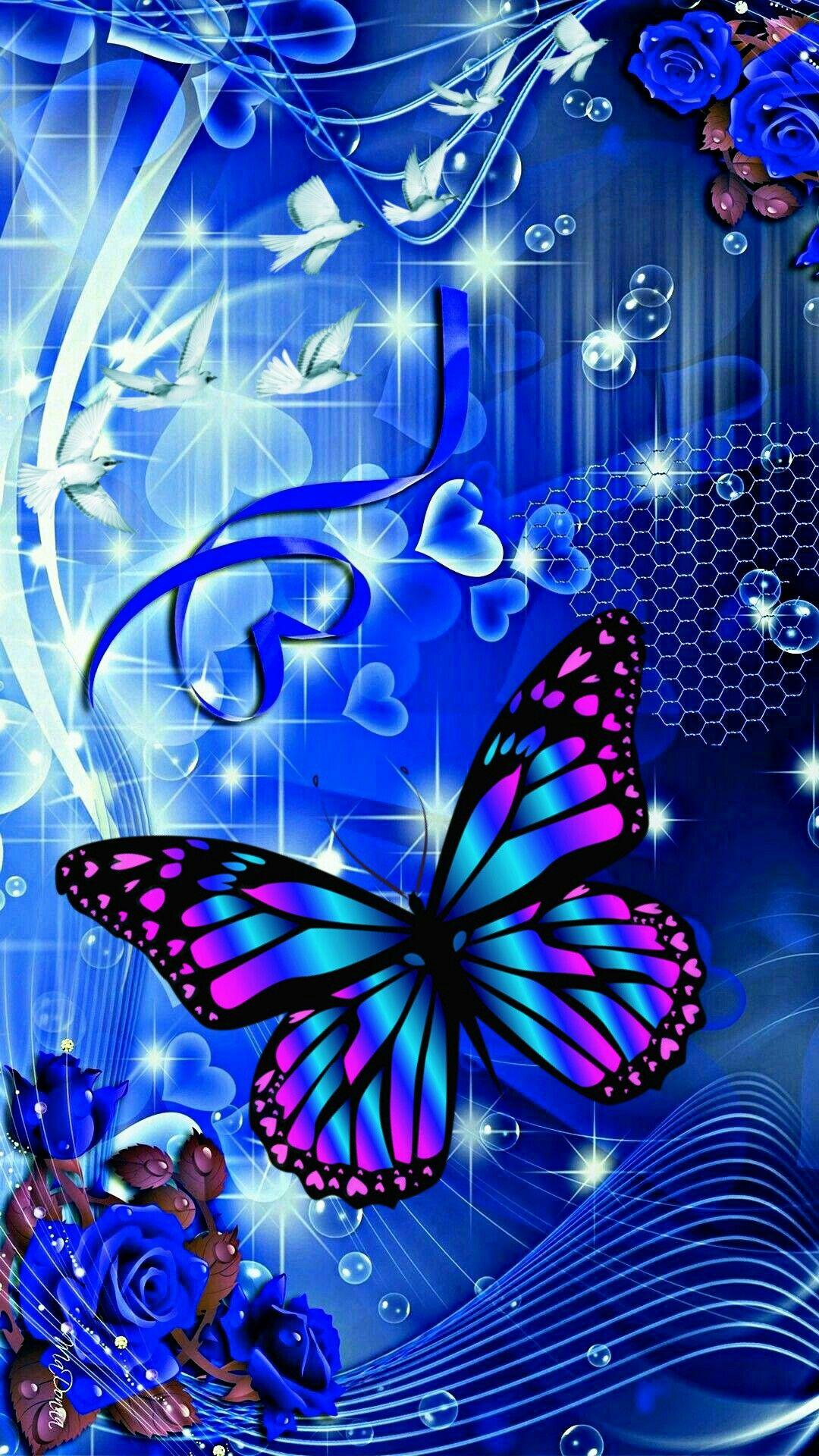 Top 101+ Beautiful blue butterfly wallpaper