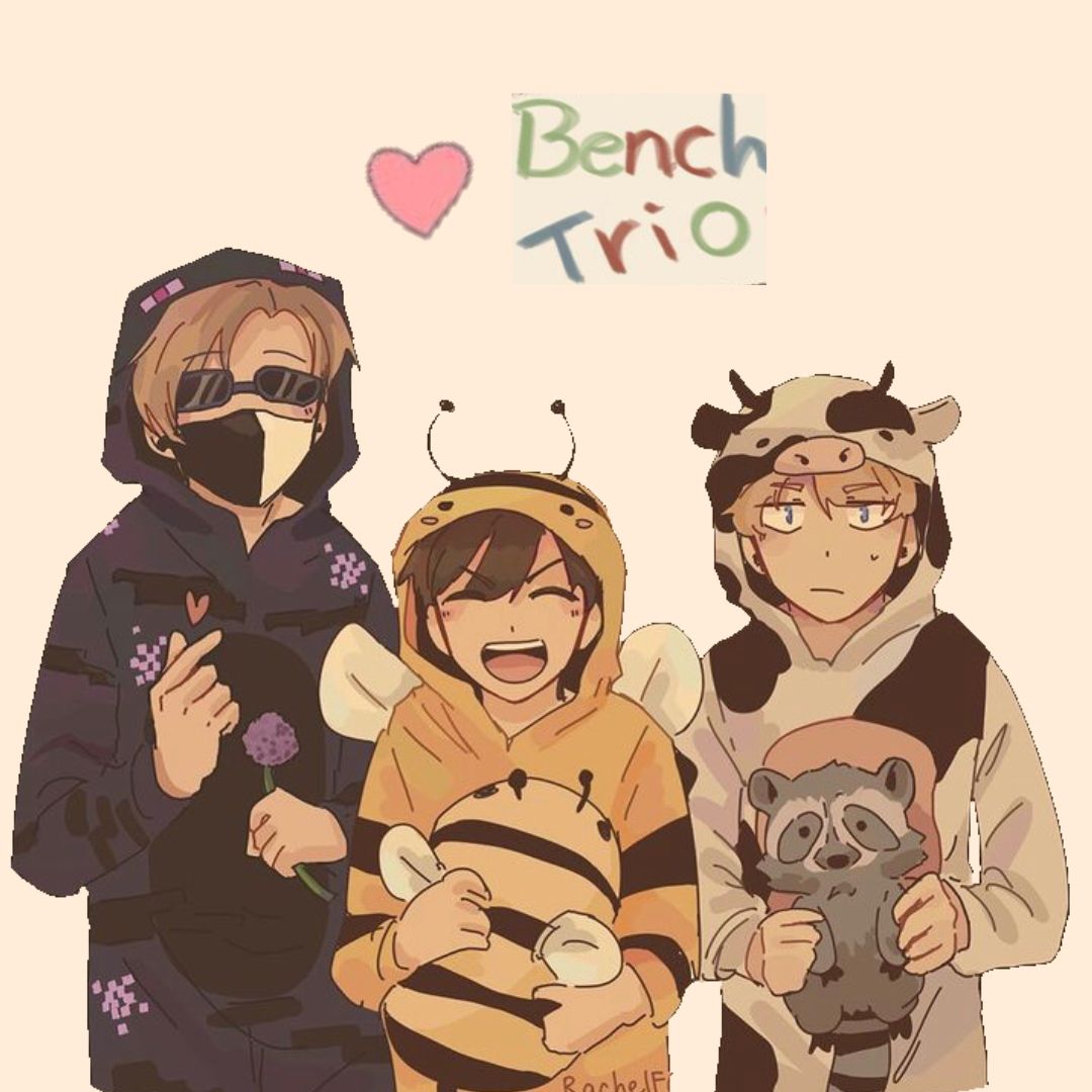Bench Trio Fanart Wallpaper