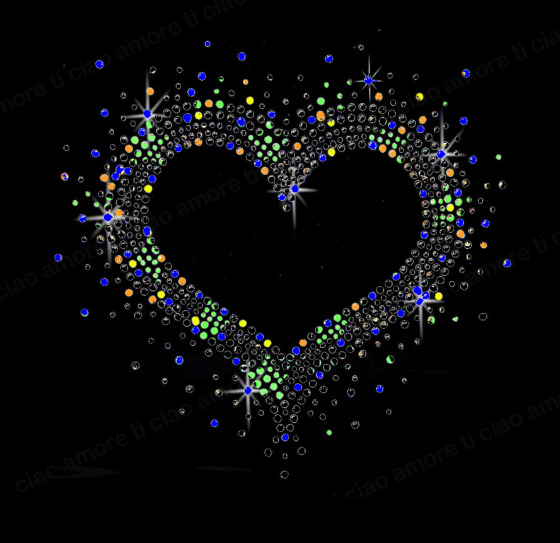 Moving Glitter Hearts